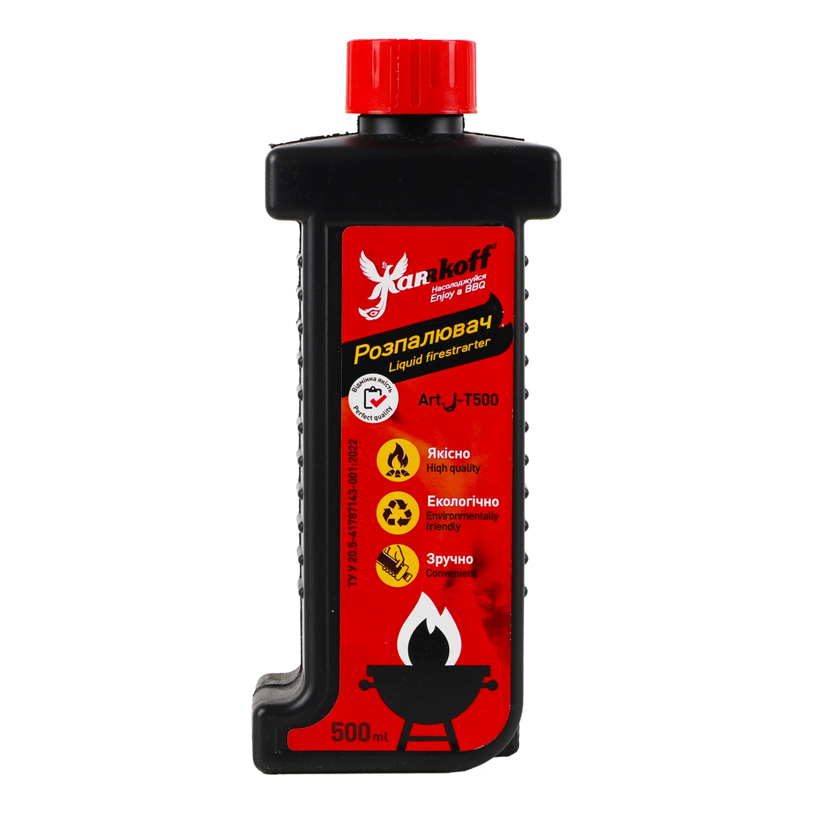 Рідина для розпалювання Jarrkoff 500мл J-T500 Фото №:1