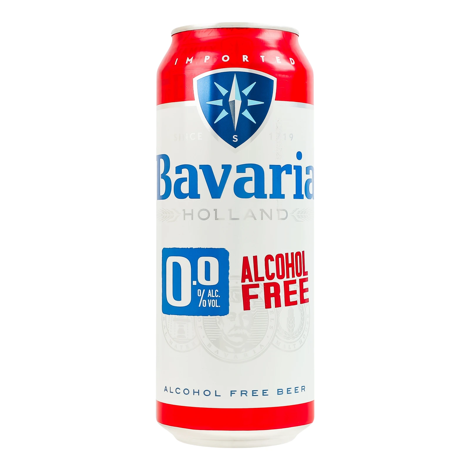Пиво Bavaria безалкогольне світле фільтроване пастеризоване 0.5л