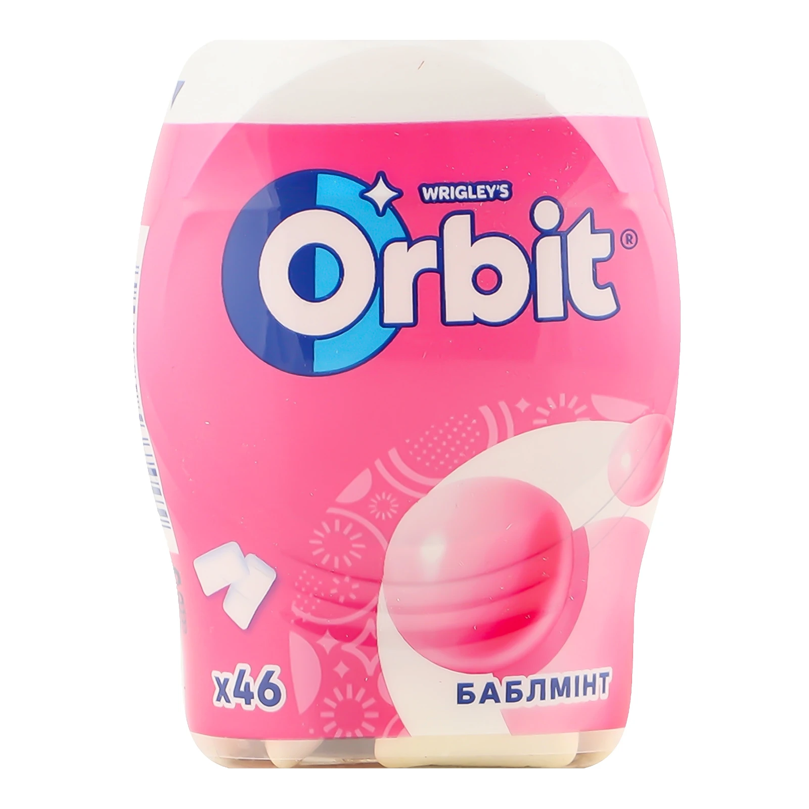 Гумка жувальна Orbit без цукру Баблмінт 64г