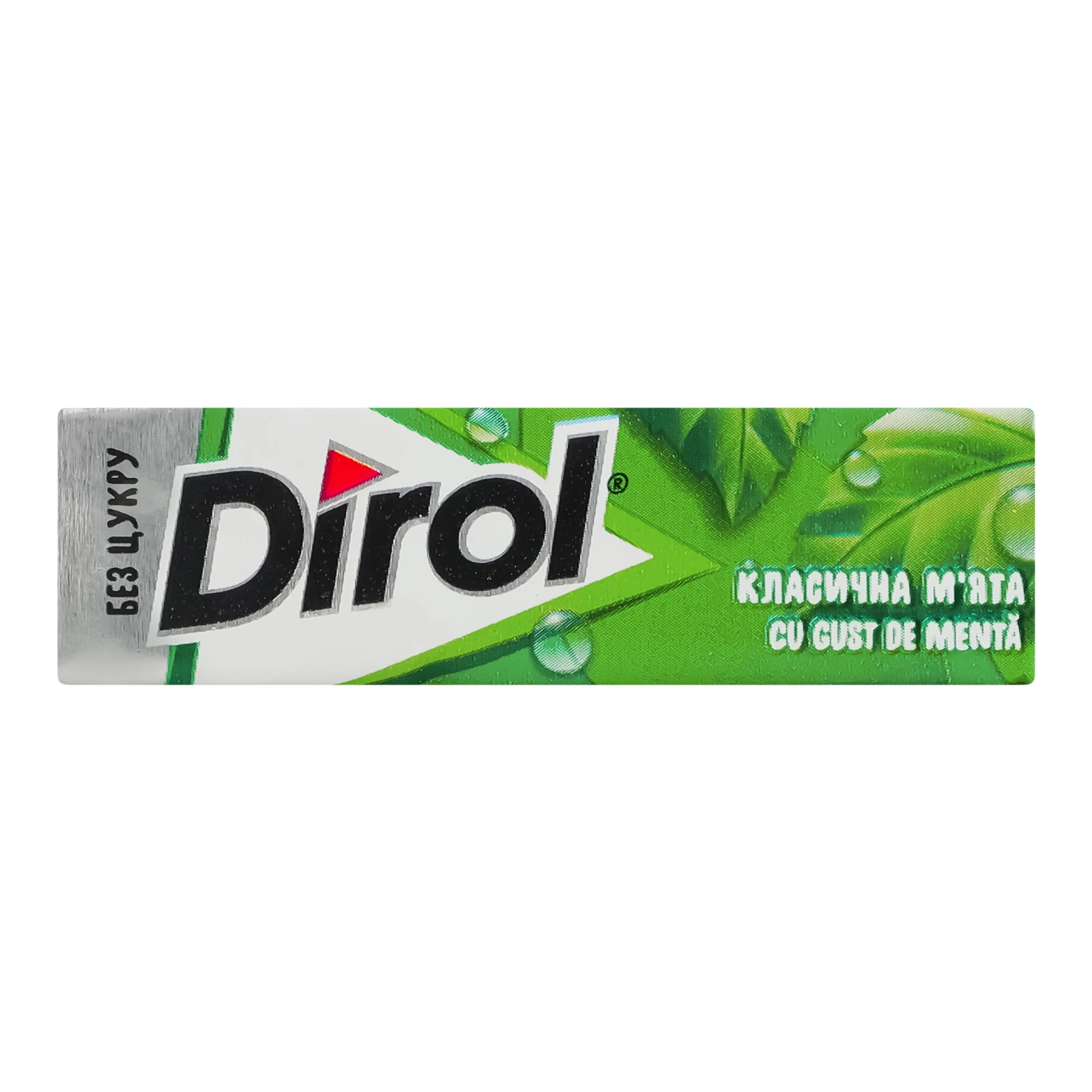 Гумка жувальна Dirol без цукру Класична м'ята 14г Фото №:1