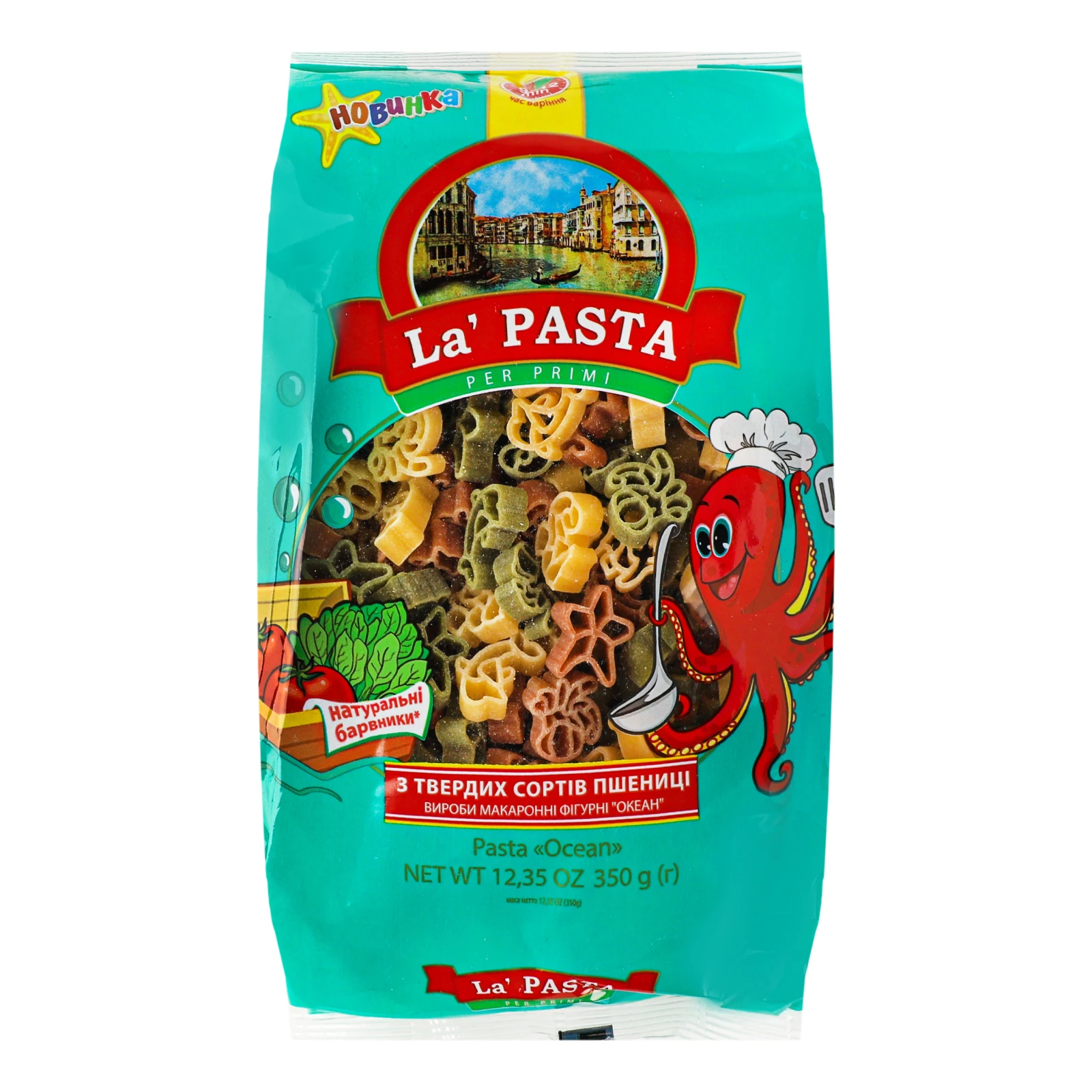 Вироби макаронні La Pasta Per Primi Ocean з твердих сортів пшениці 350г Фото №:1