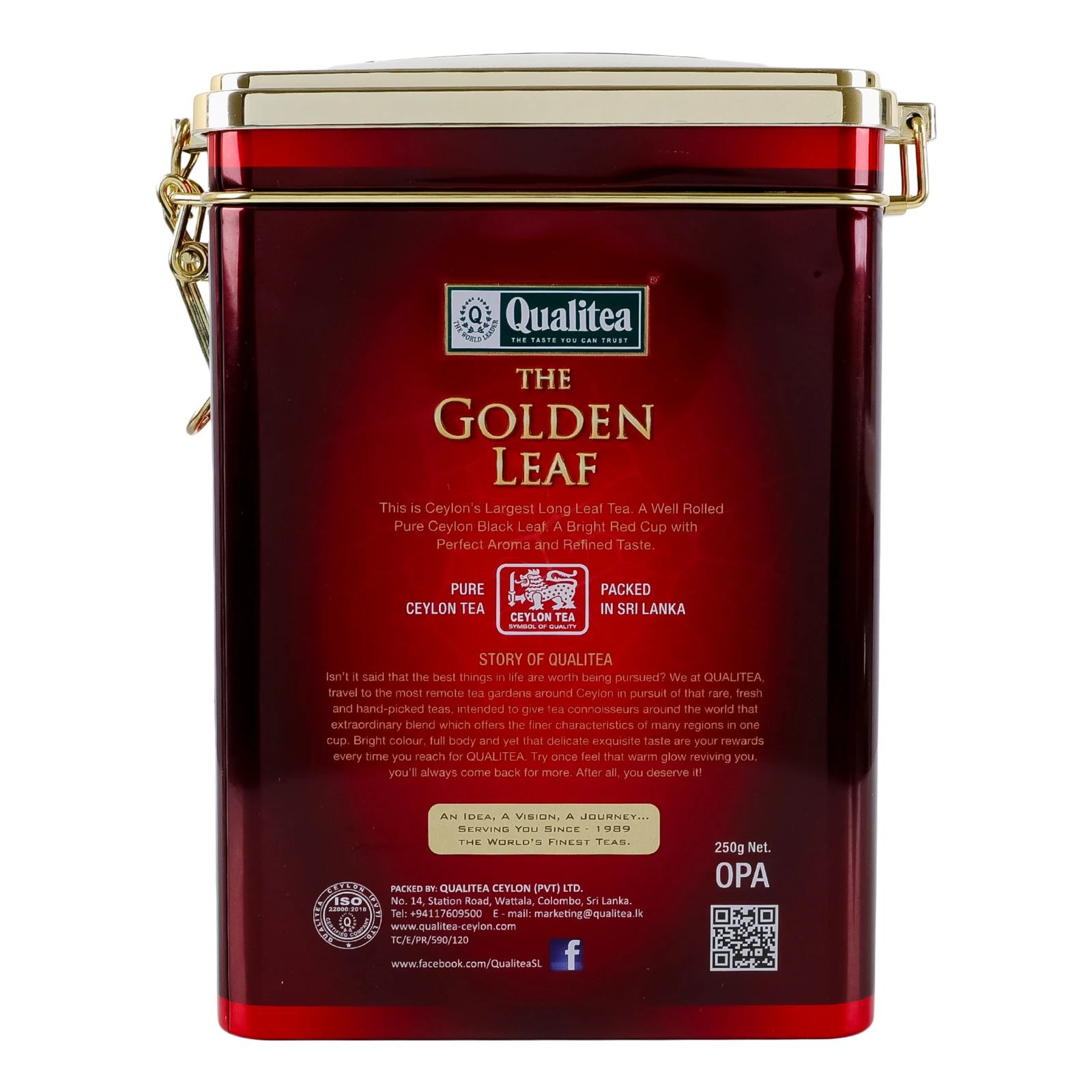 Чай Qualitea Deluxe чорний байховий великолистовий 250г Фото №:2