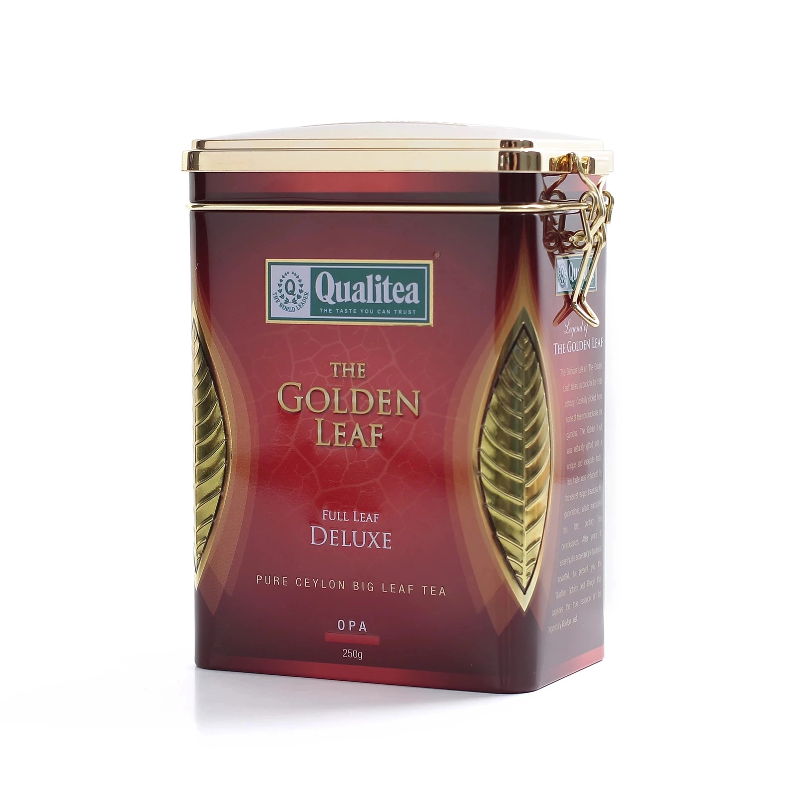 Чай Qualitea Deluxe чорний байховий великолистовий букет 250г Фото №:1