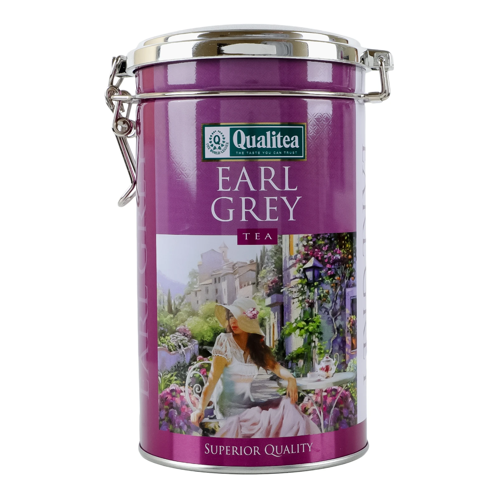 Чай Qualitea Earl Grey чорний байховий середньолистовий ароматизований бергамотом букет 200г Фото навігації №:1