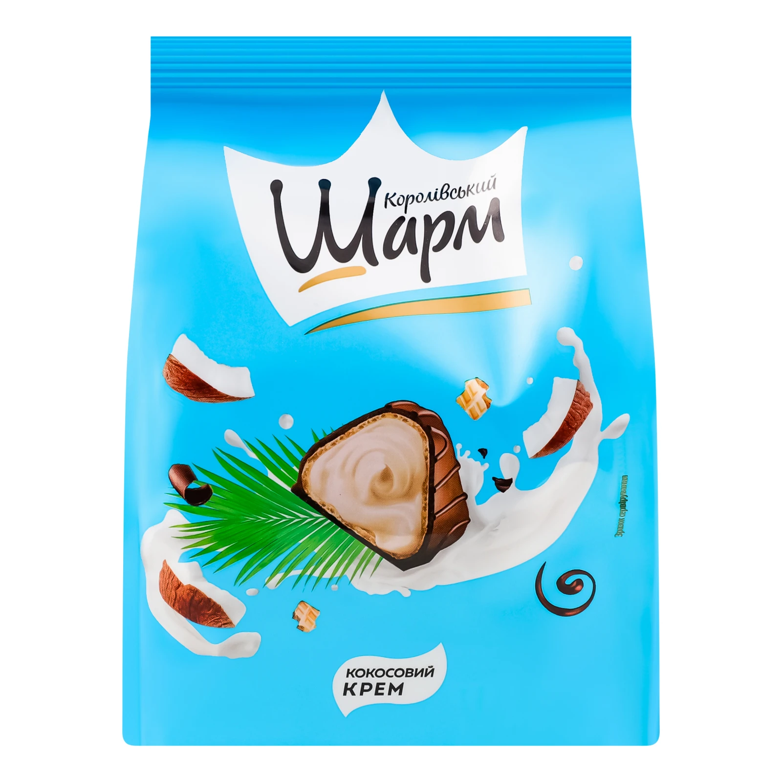 Цукерки АВК Королівський шарм з кокосовою начинкою 110г Фото №:1