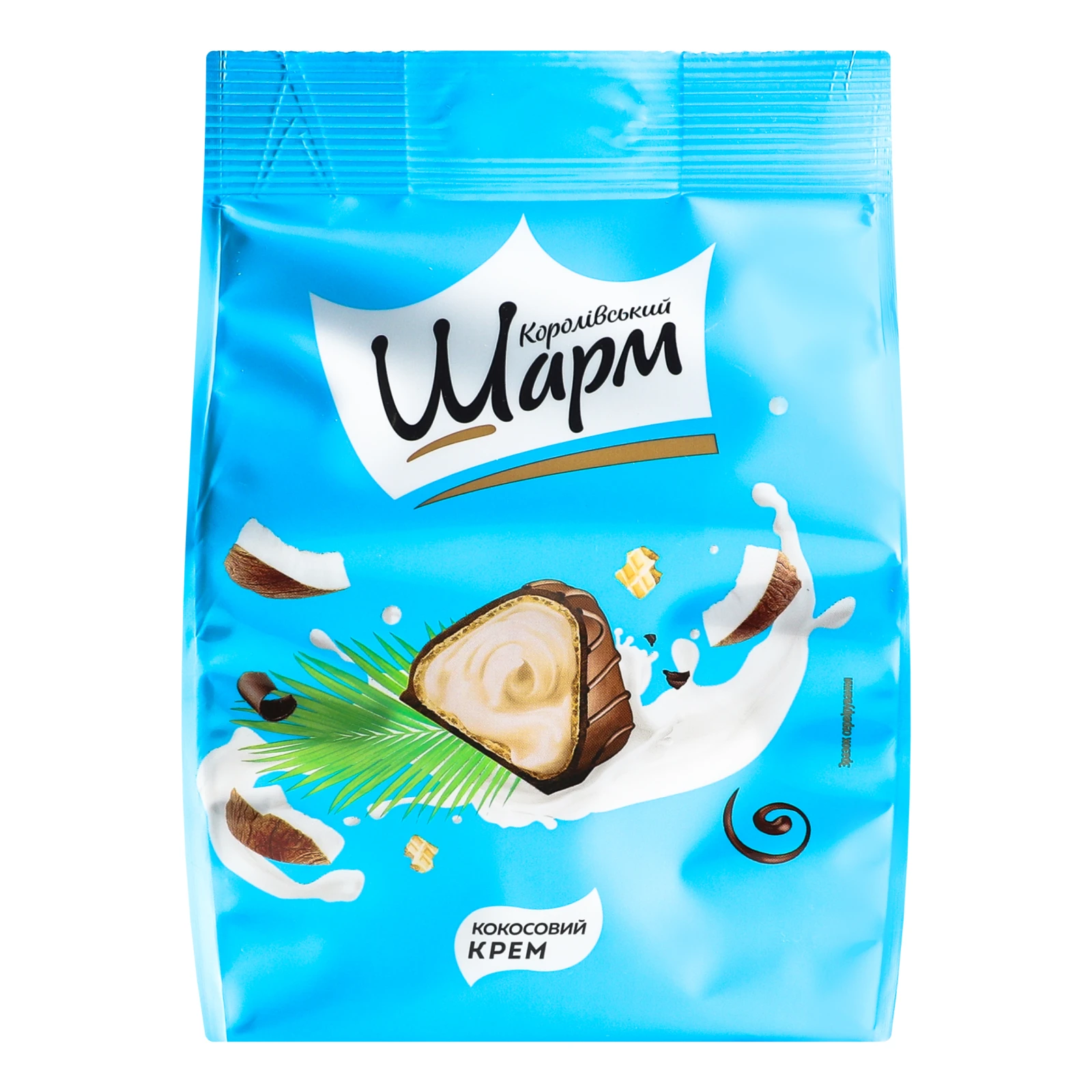 Цукерки АВК Королівський шарм з кокосовою начинкою 110г Фото №:1