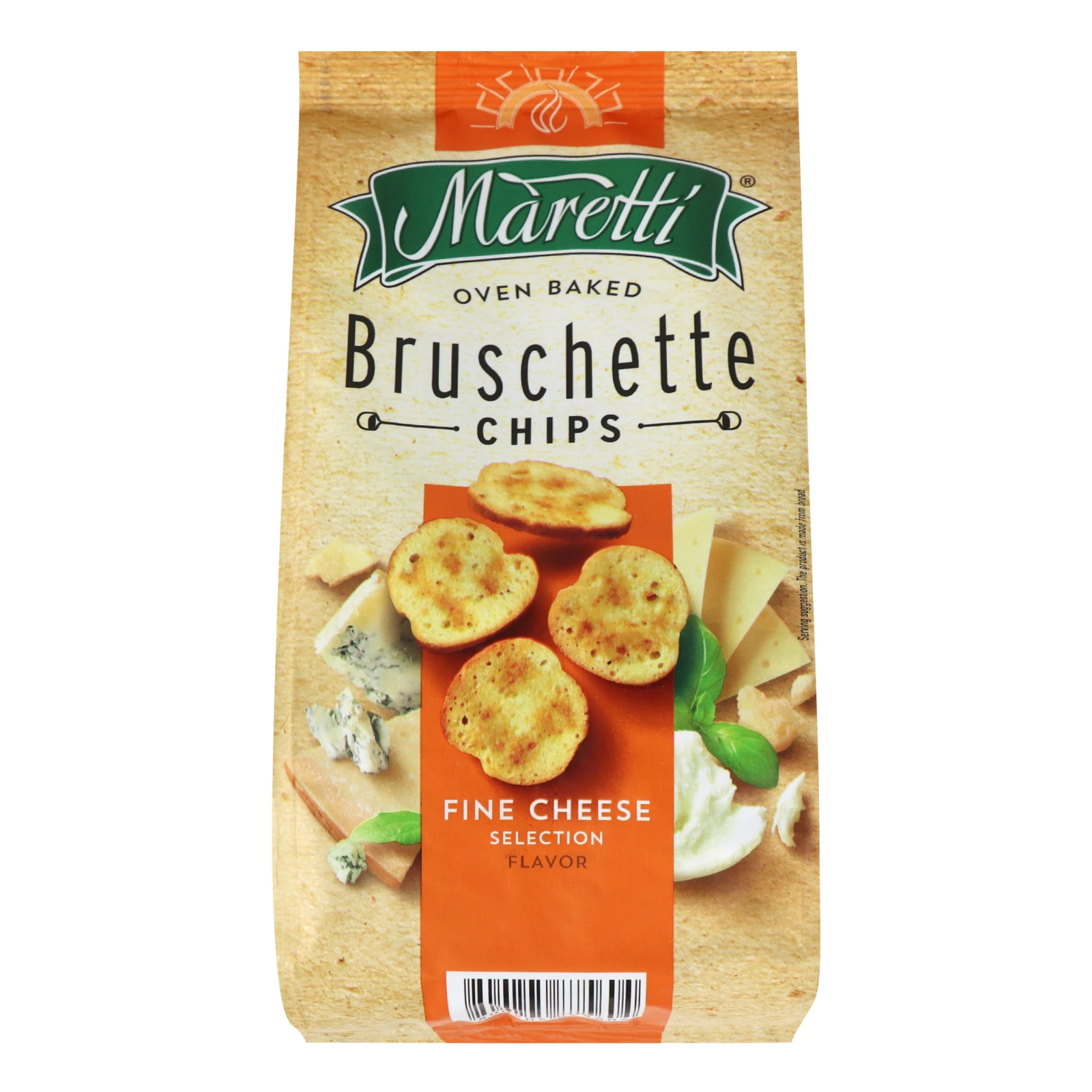 Брускети Maretti запечені хлібні зі смаком суміш відбірних сирів 70г Фото №:1