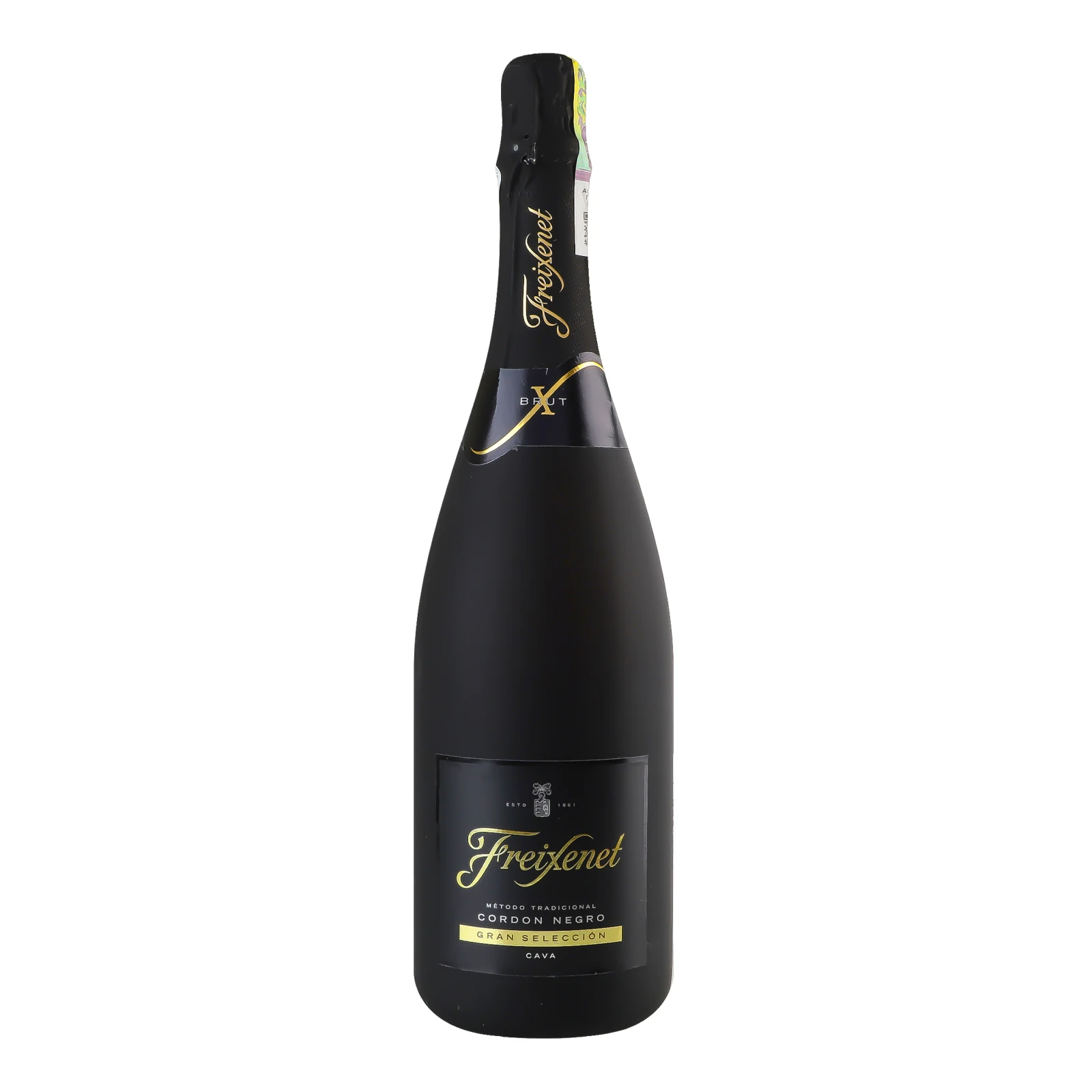 Вино ігристе Freixenet Cordon Negro Cava біле брют 11.5% 0.75л Фото №:1