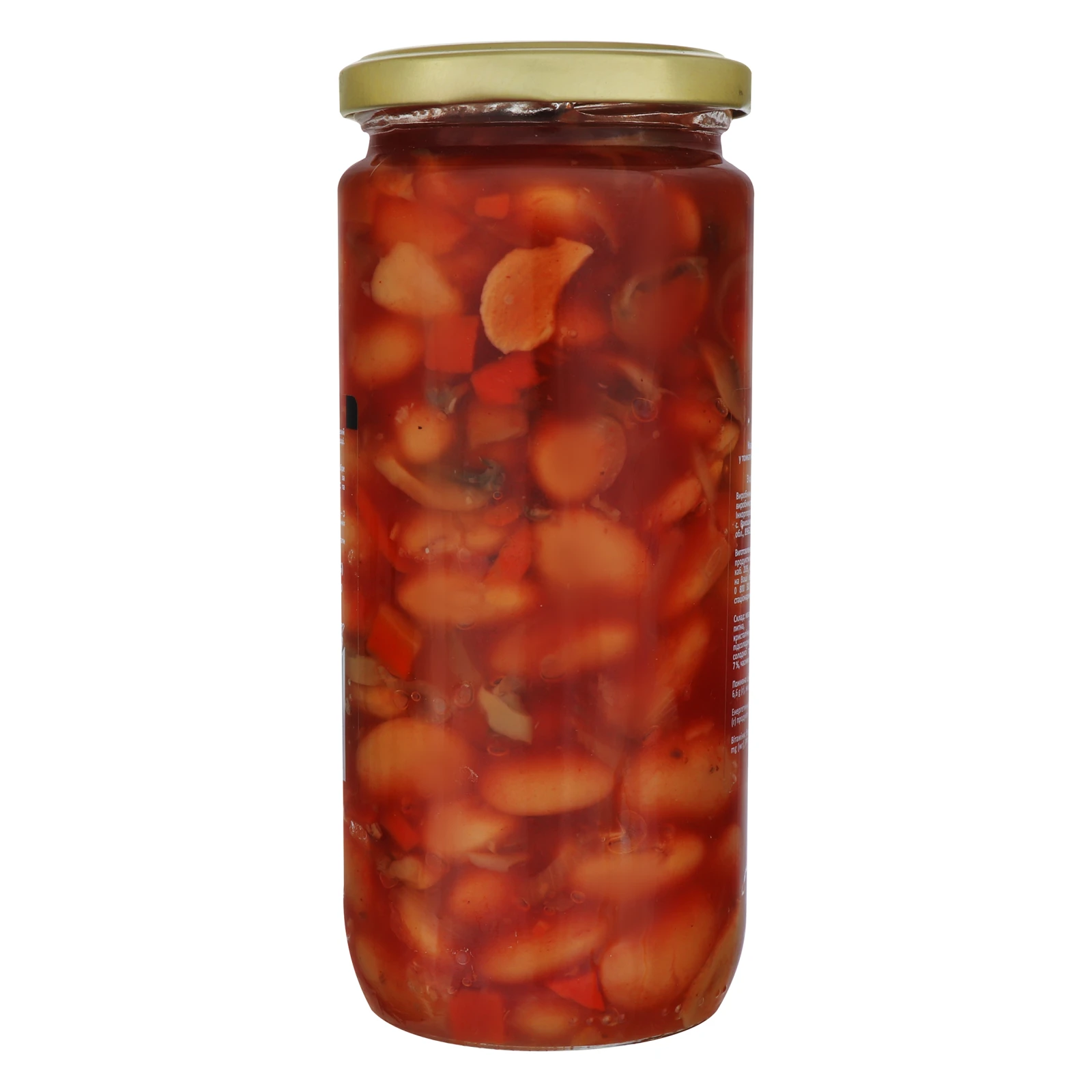 Квасоля the Banka з грибами і овочами в томатному соусі стерилізована 500г Фото №:2