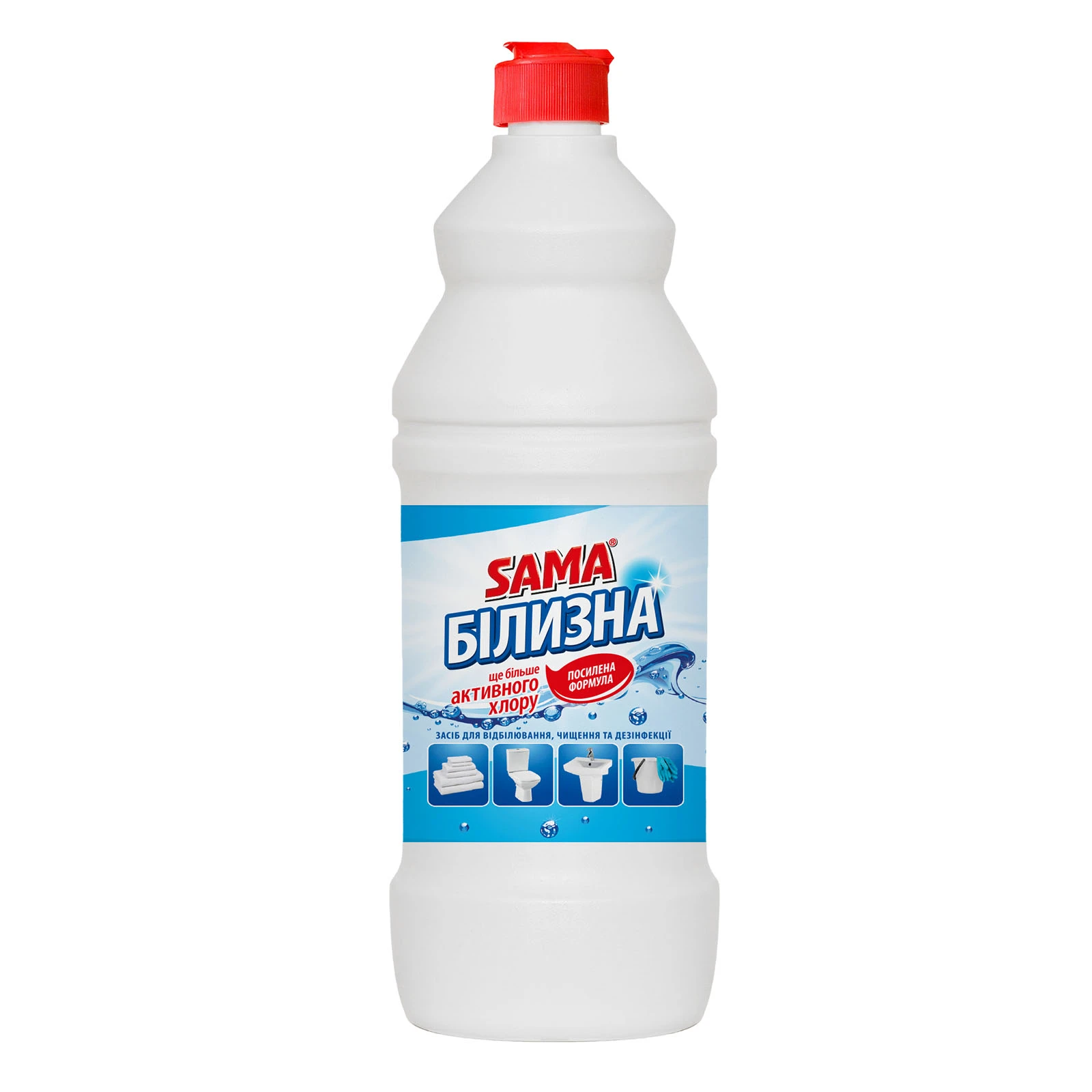 Білизна Sama 1л відбілювач рідкий Фото №:1