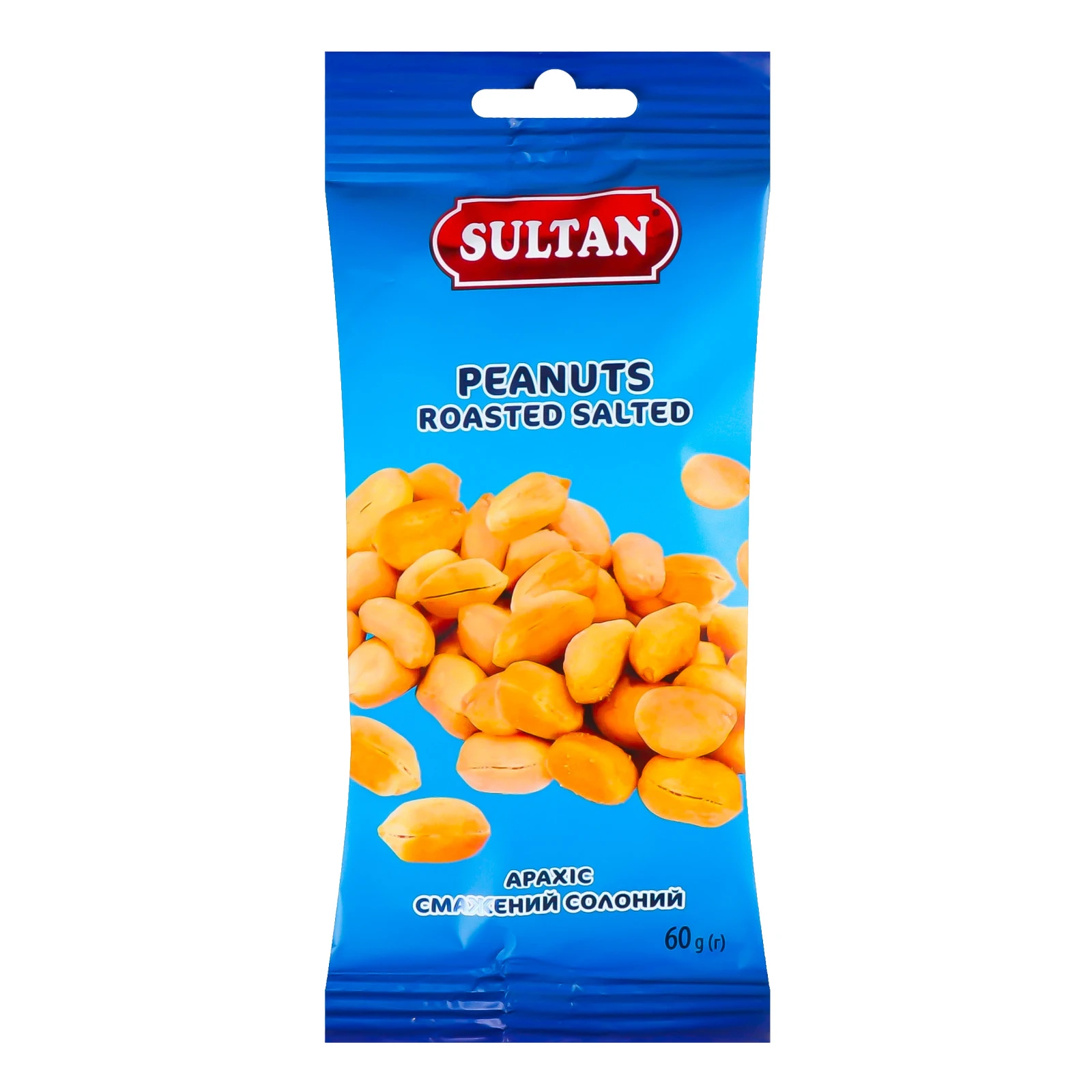 Арахіс Sultan смажений солоний 60г Фото №:1