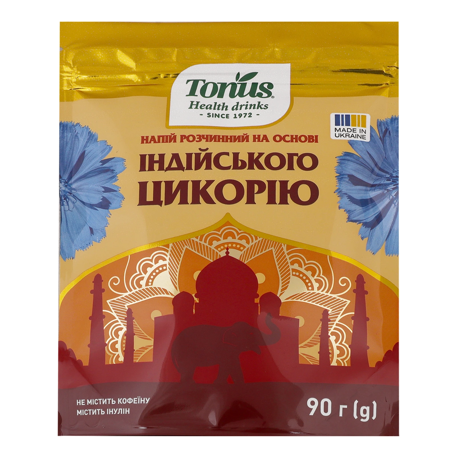 Напій Tonus розчинний на основі індійського цикорію та ячменю 90г Фото №:1