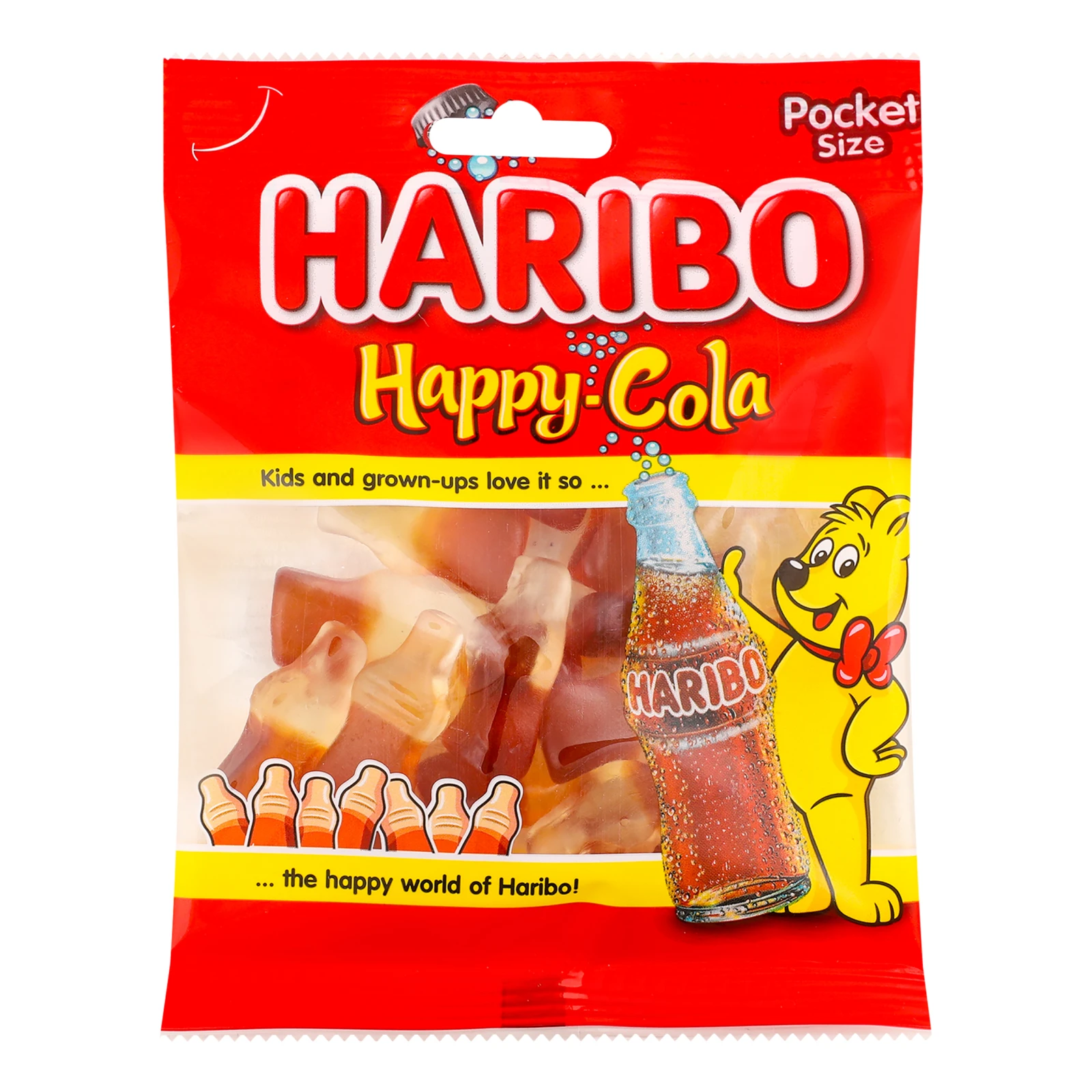 Цукерки желейні Haribo Happy-Cola неглазуровані 80г