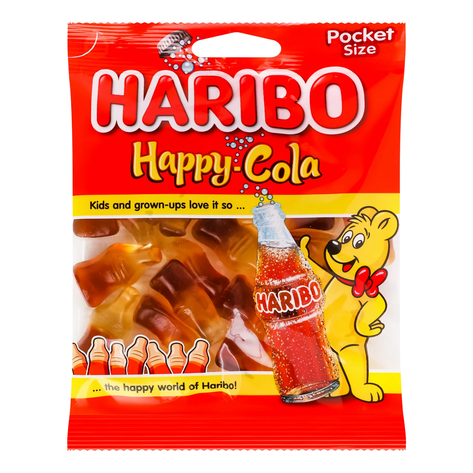 Цукерки желейні Haribo Happy-Cola неглазуровані 80г Фото №:1