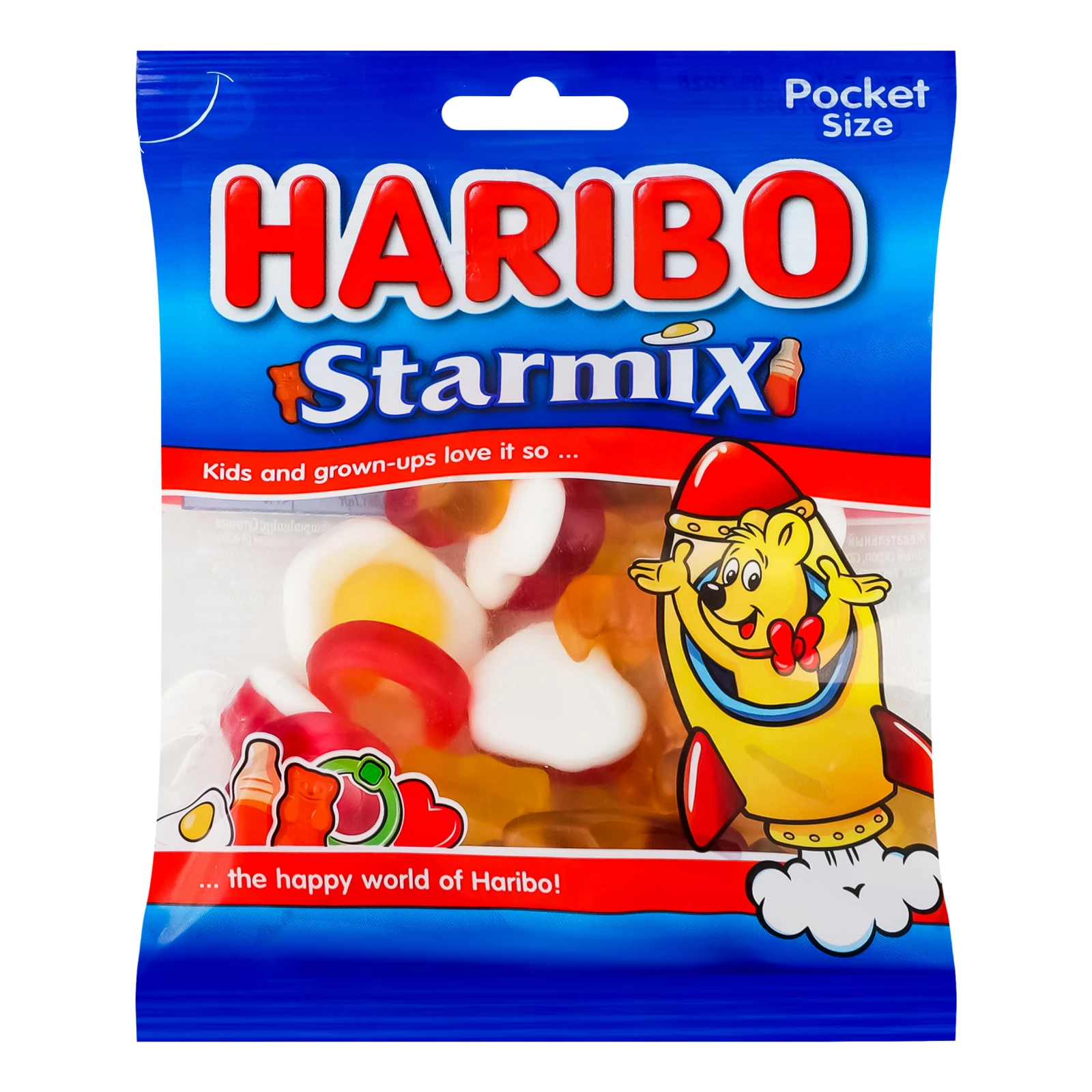 Цукерки желейні Haribo Starmix неглазуровані 80г Фото №:1