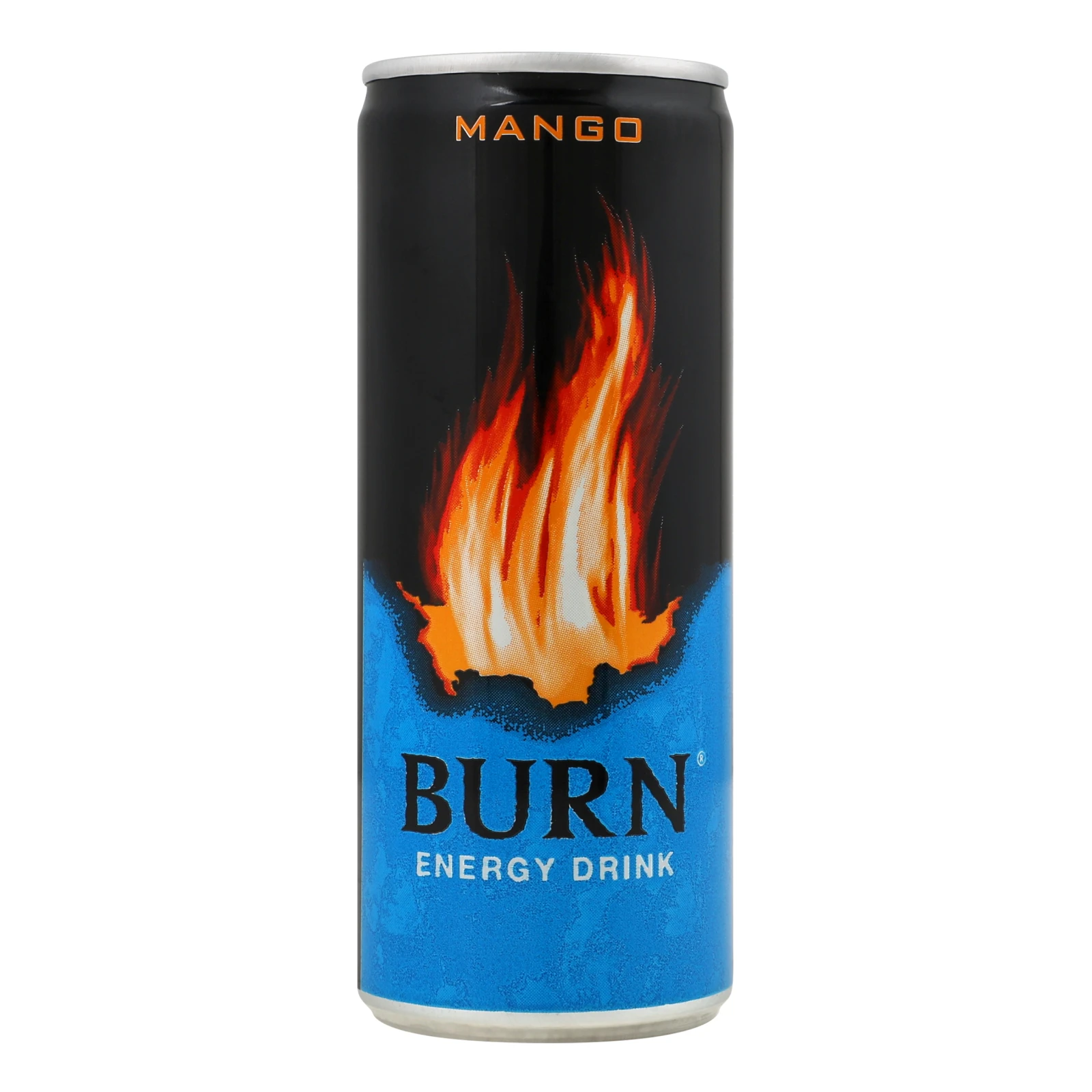 Напій енергетичний Burn Mango безалкогольний сильногазований 250мл Фото №:1
