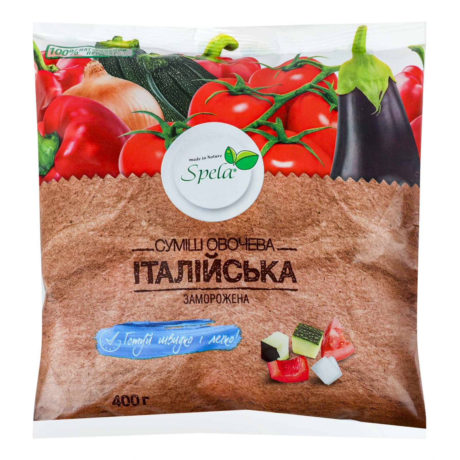 Суміш овочева Spela Італійська заморожена 400г Фото №:1