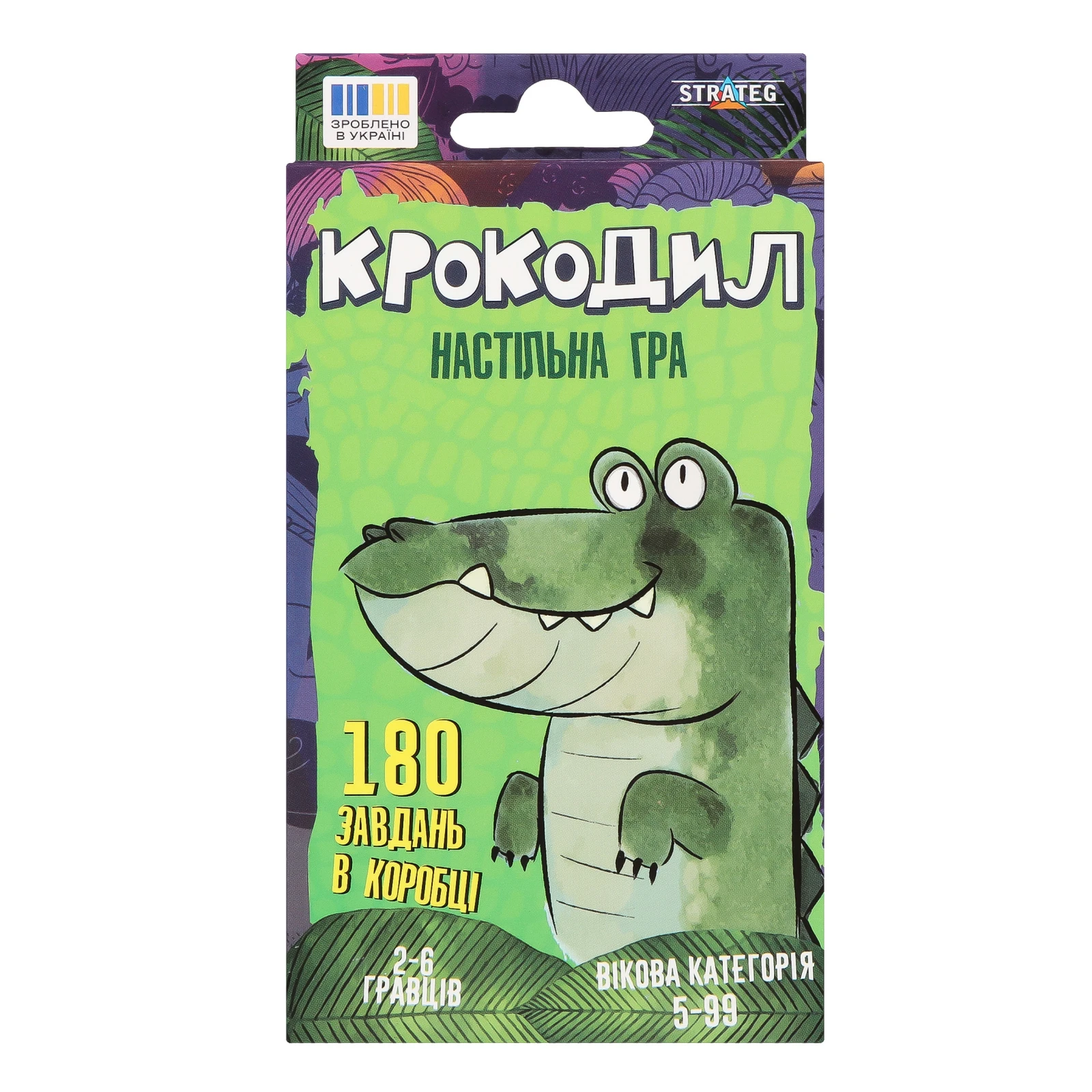 Гра настільна Strateg Крокодил №30557 для дітей від 5-ти років 1шт Фото №:1