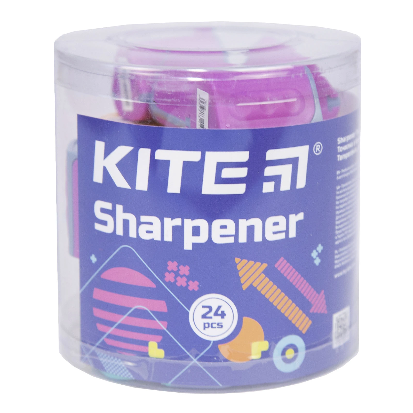 Точилка Kite з контейнером 1шт Twist асорті Фото №:2