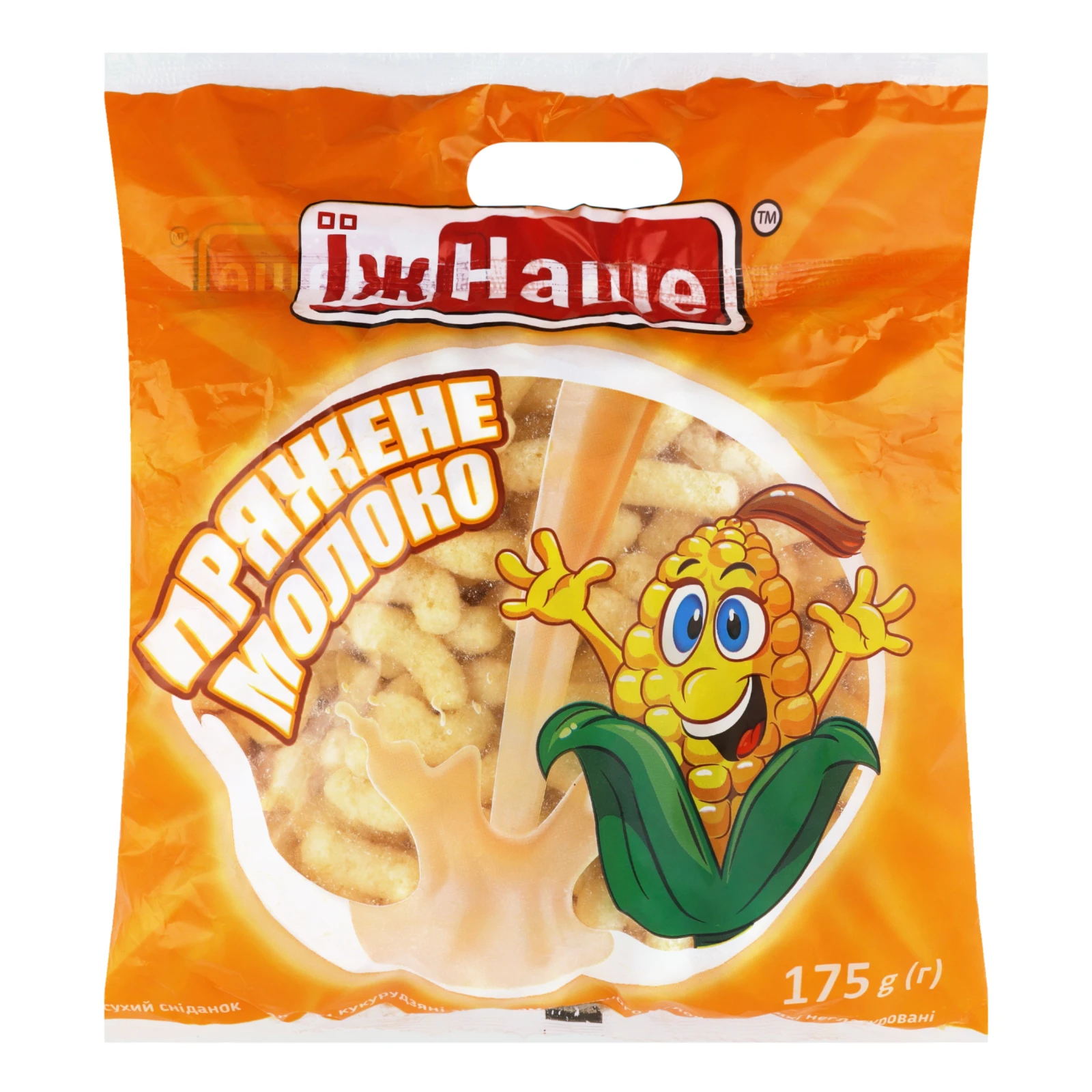 Палички кукурудзяні Хрустiшка неглазуровані Пряжене молоко 175г Фото №:1