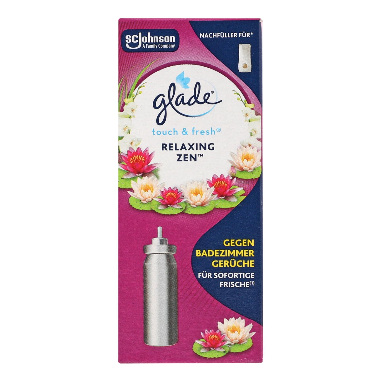 Балон змінний Glade Touch&Fresh Relaxing zen міні-спрей 10мл Фото №:1