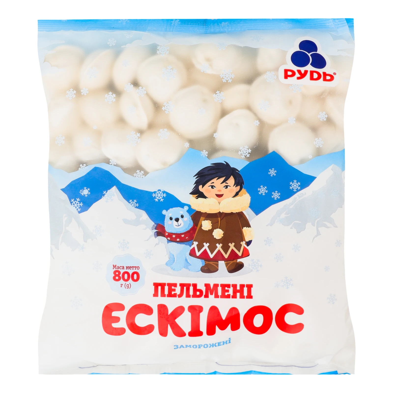 Пельмені Рудь Ескімос 800г Фото навігації №:1