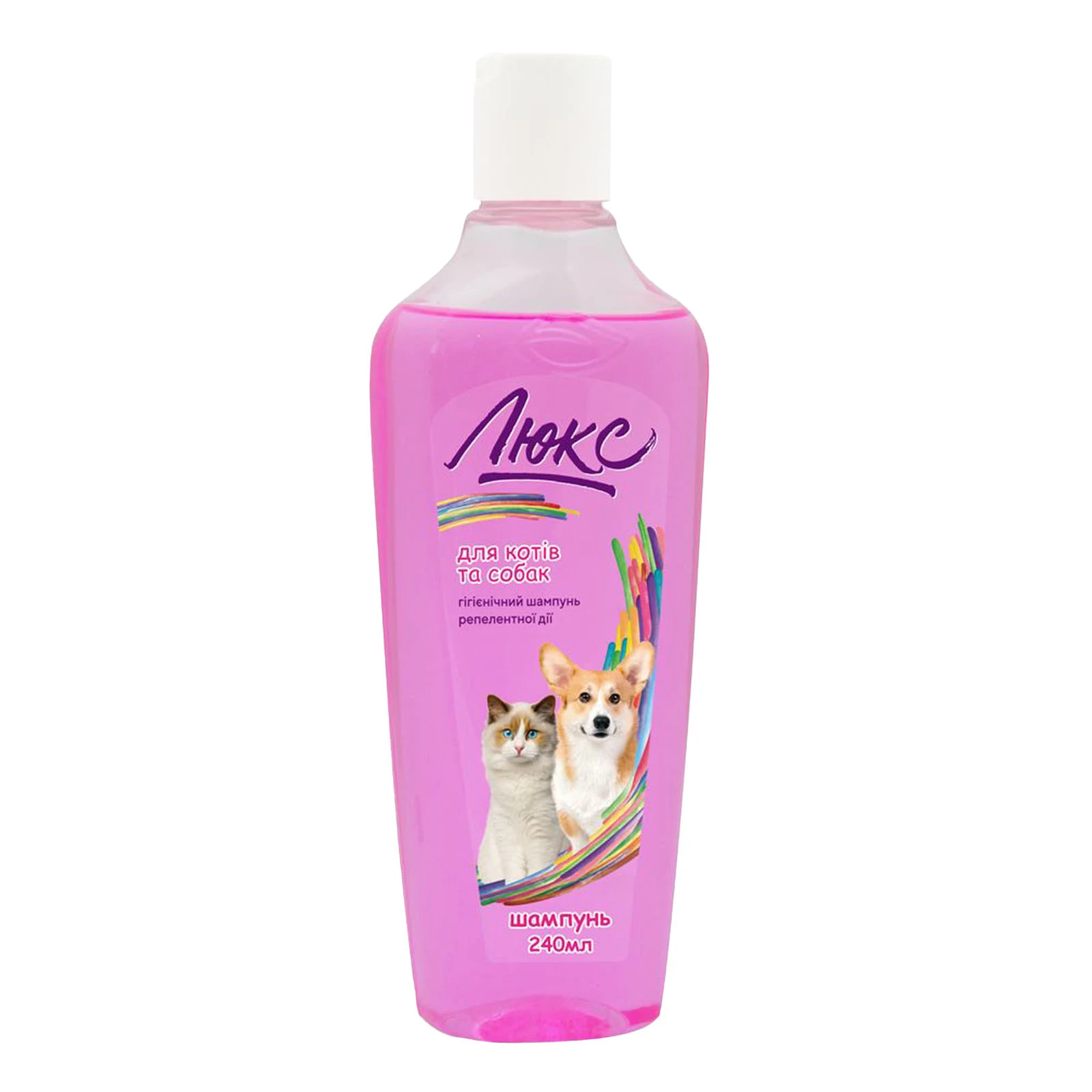 Шампунь ProVET Люкс для котів та собак гігієнічний репелентної дії 240мл Фото №:1
