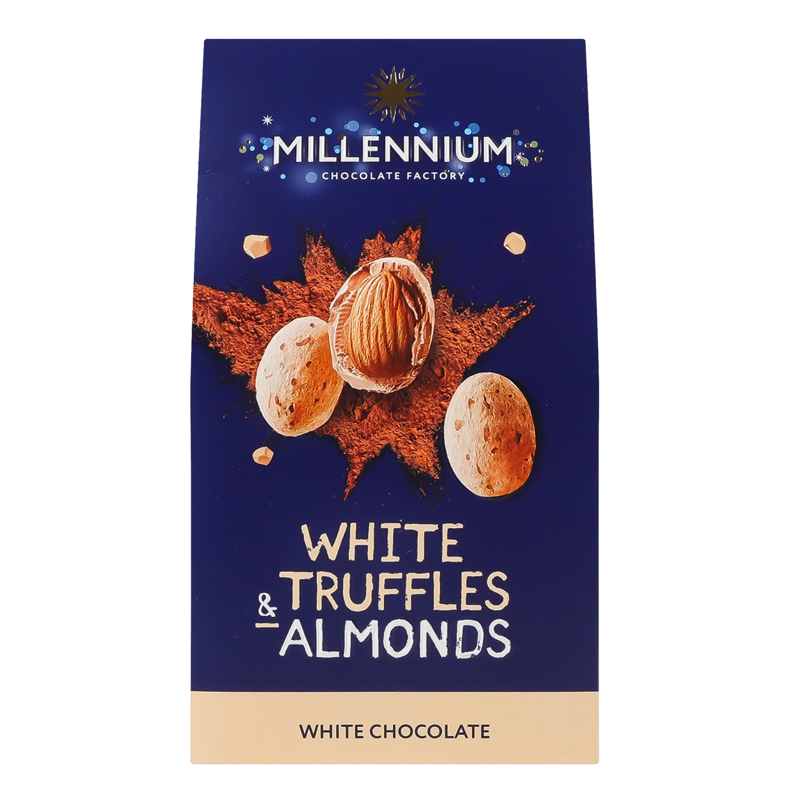 Цукерки Millennium Білий Truff мигдаль у білому трюфелі 100г Фото №:1