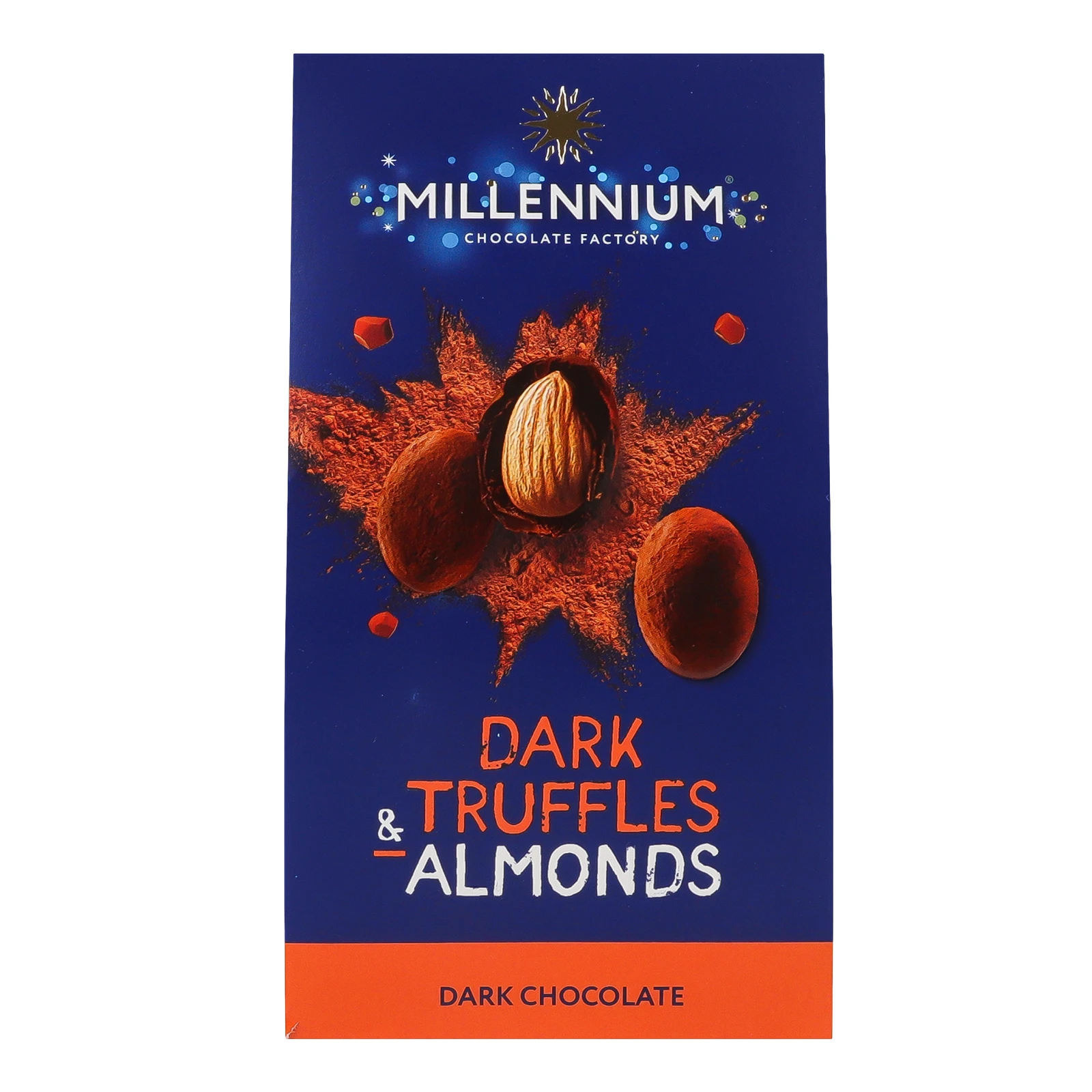 Цукерки Millennium Чорний Truff мигдаль у чорному трюфелі 100г Фото №:1