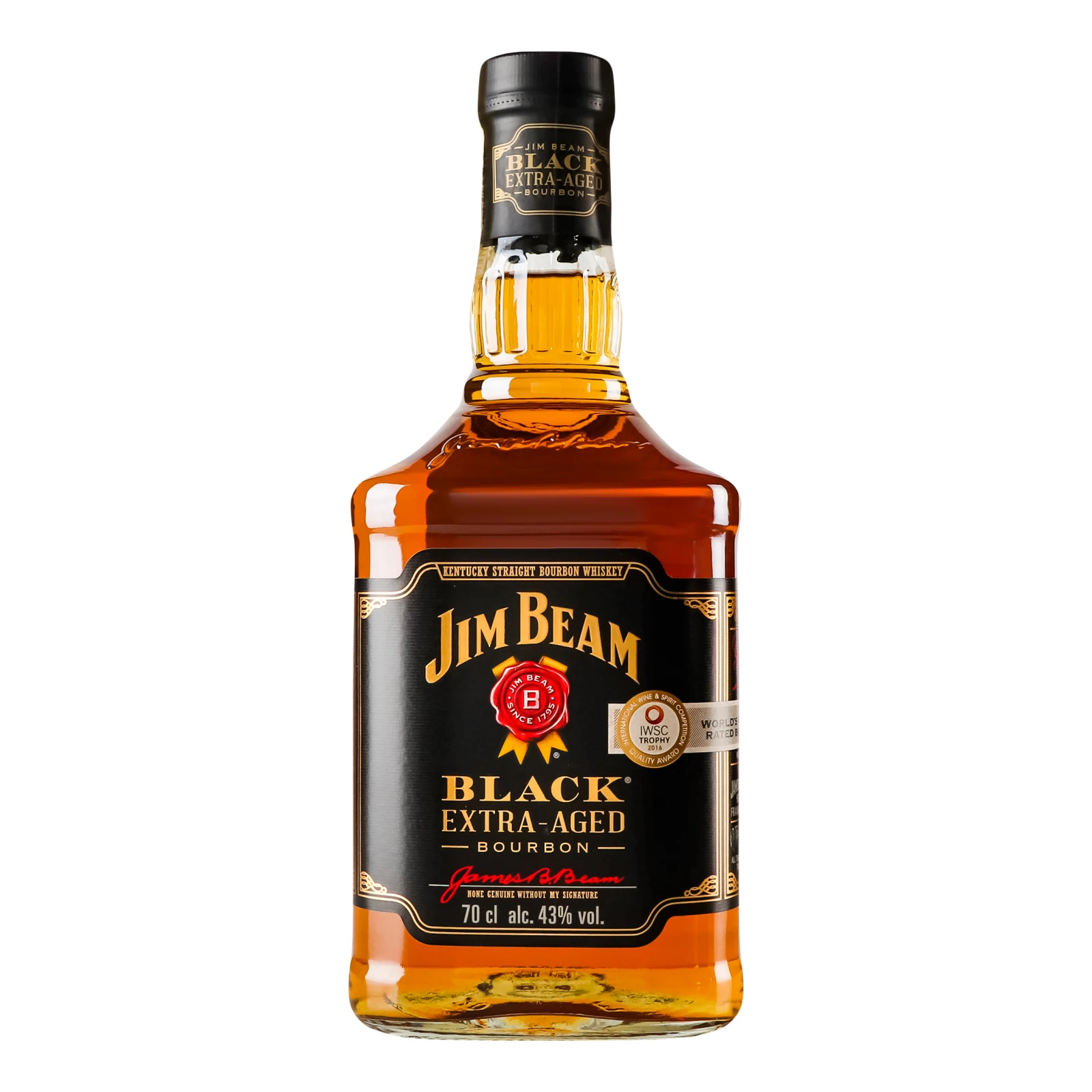Віскі Jim Beam Black Extra-Aged 43% 0.7л Фото навігації №:1