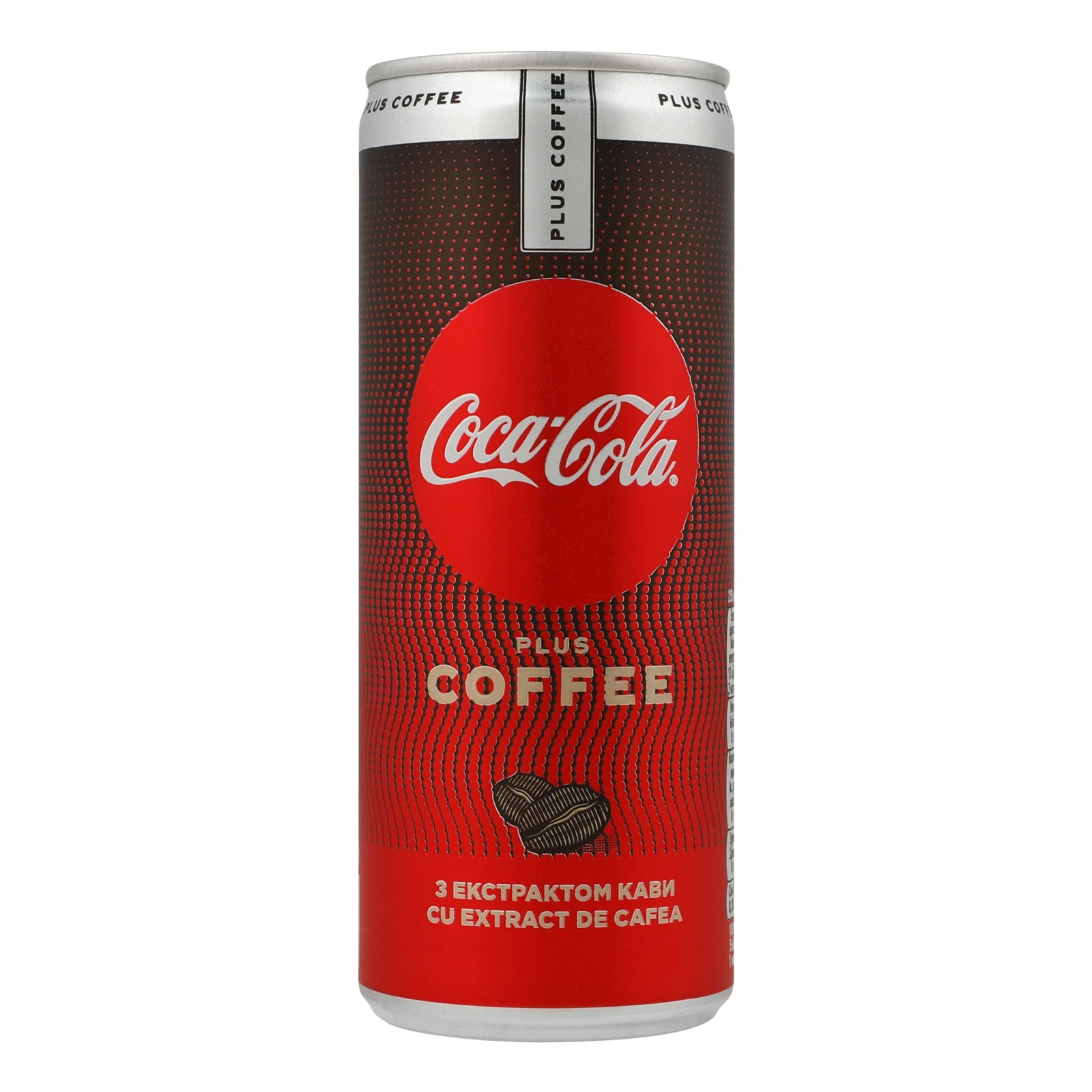 Напій Coca-Cola Plus Coffee безкалорійний сильногазований 250мл
