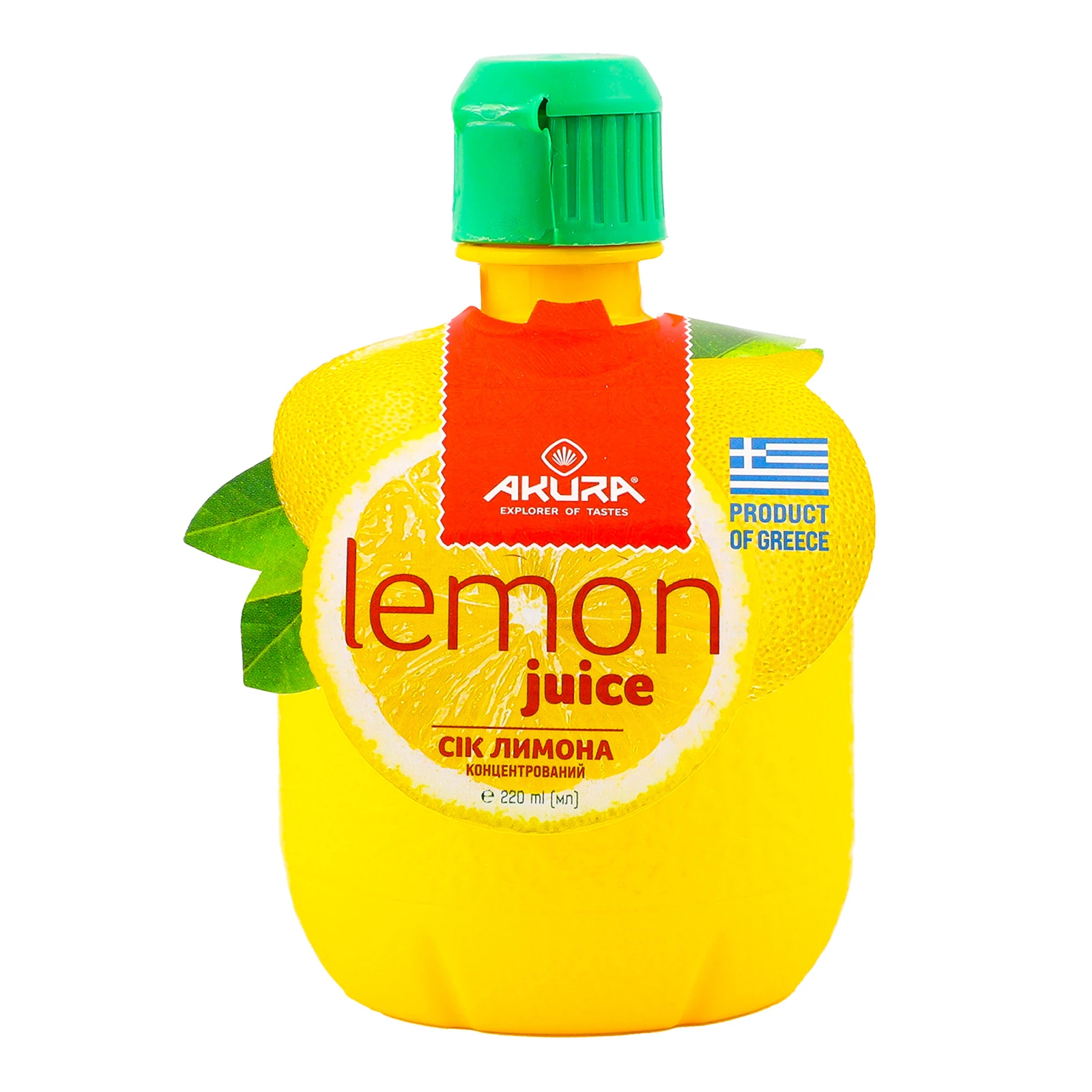 Сік Akura лимона концентрований 220мл Фото №:1
