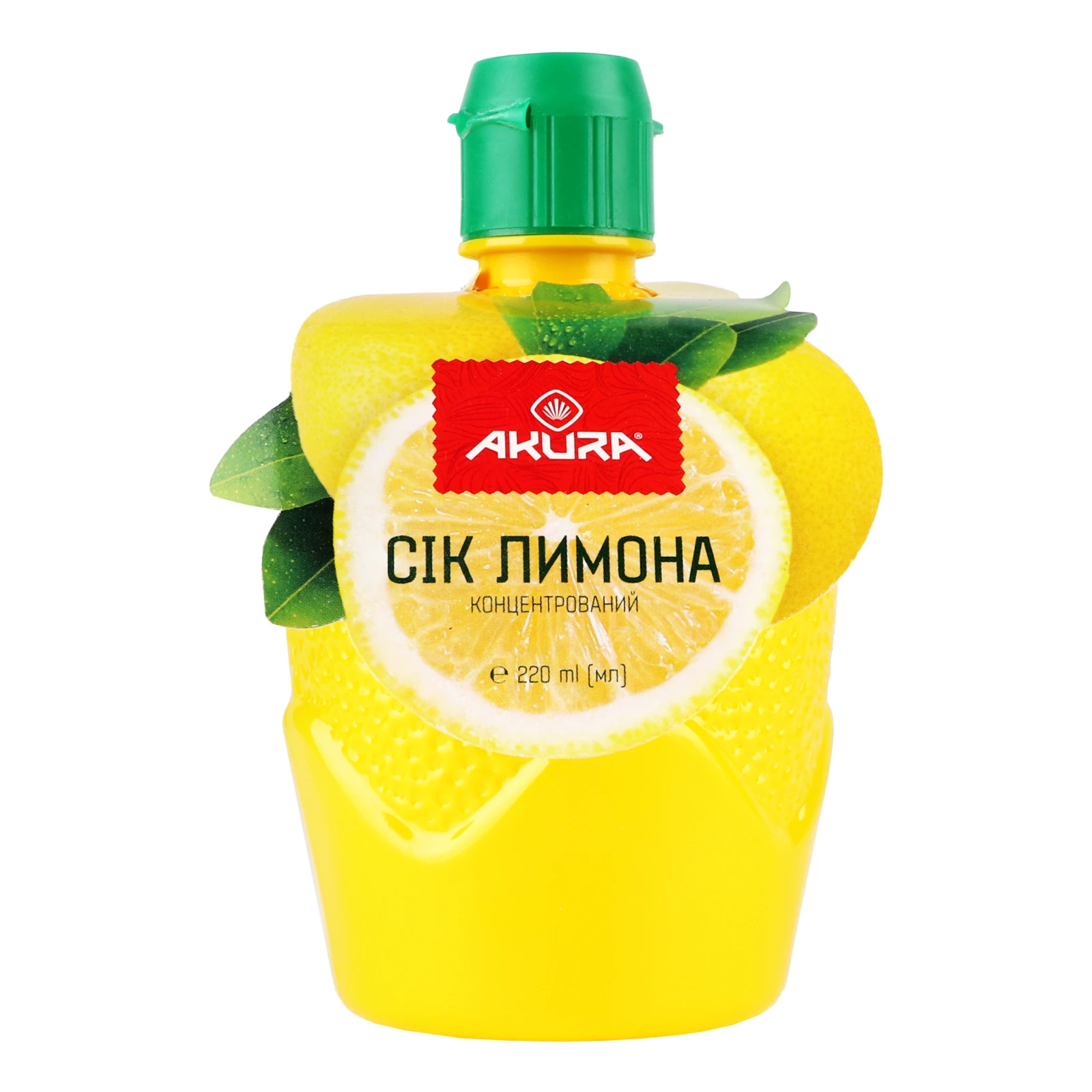 Сік Akura лимона концентрований 220мл Фото навігації №:1