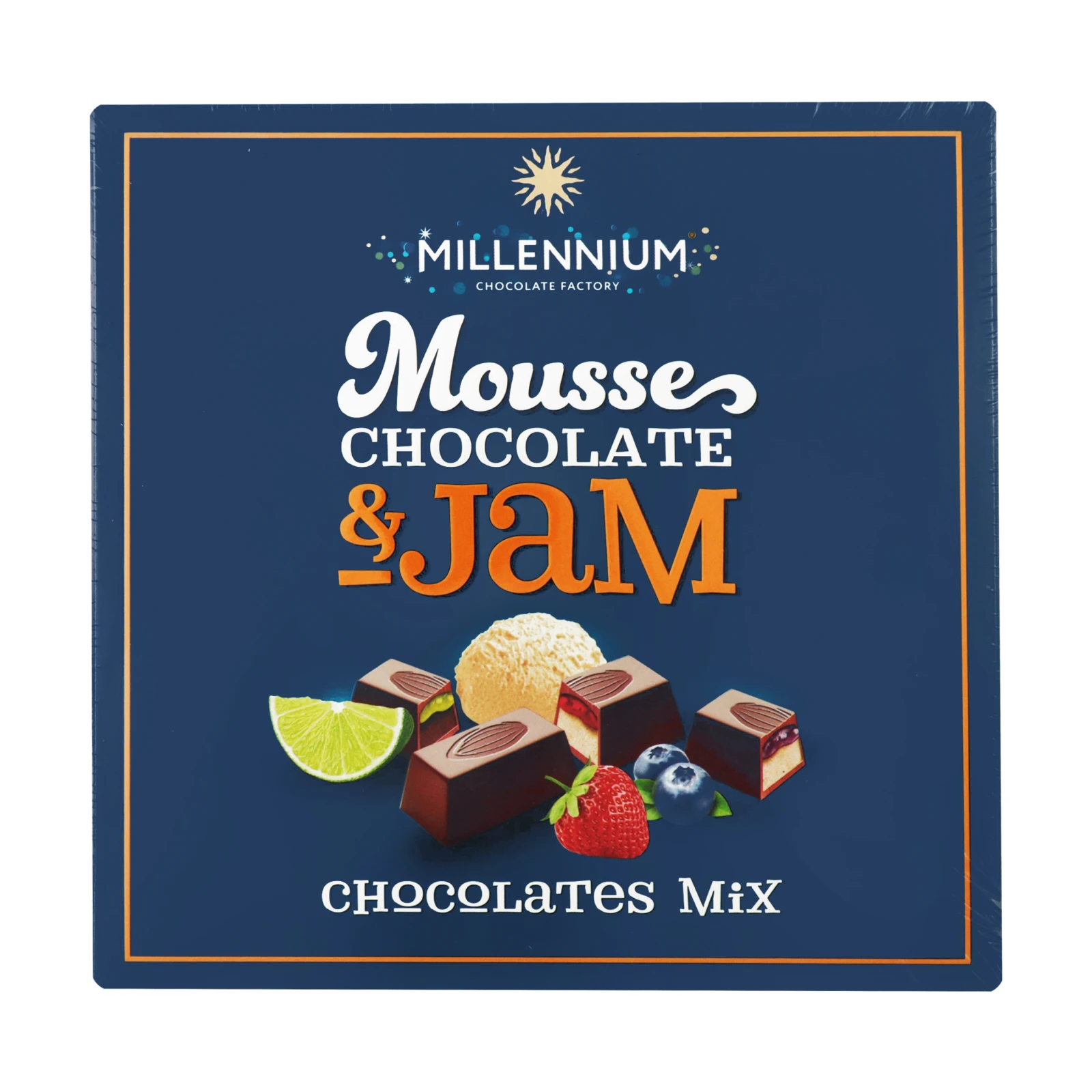 Цукерки Millennium 180г Mousse асорті Фото навігації №:1