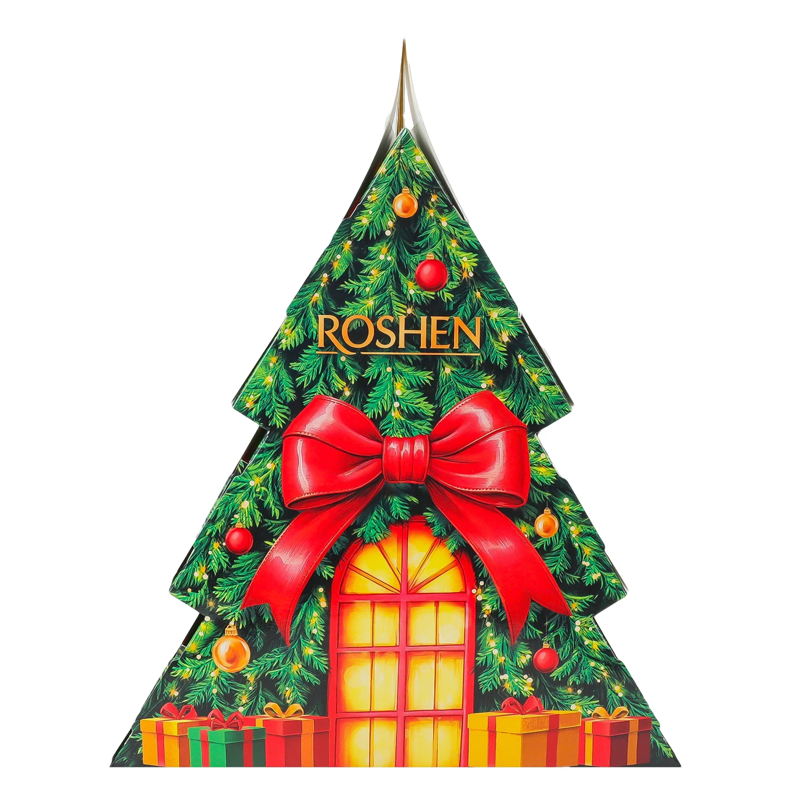 Набір кондитерських виробів Roshen подарунковий Новорічна ялинка 388г Фото №:2