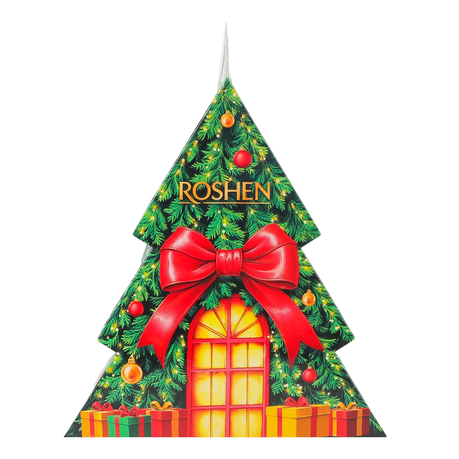 Набір подарунковий Roshen Новорічна ялинка 388г Фото №:1