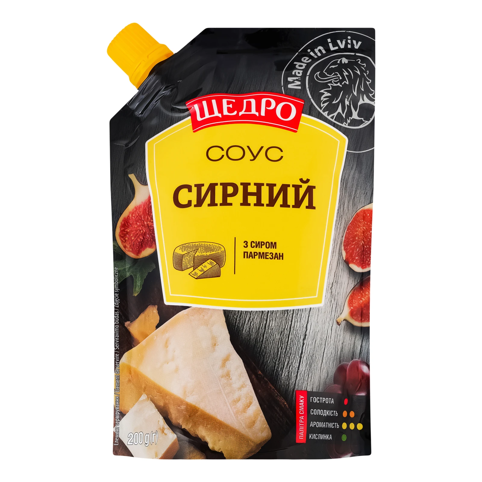 Соус Щедро Сирний з сиром пармезан 200г Фото №:1