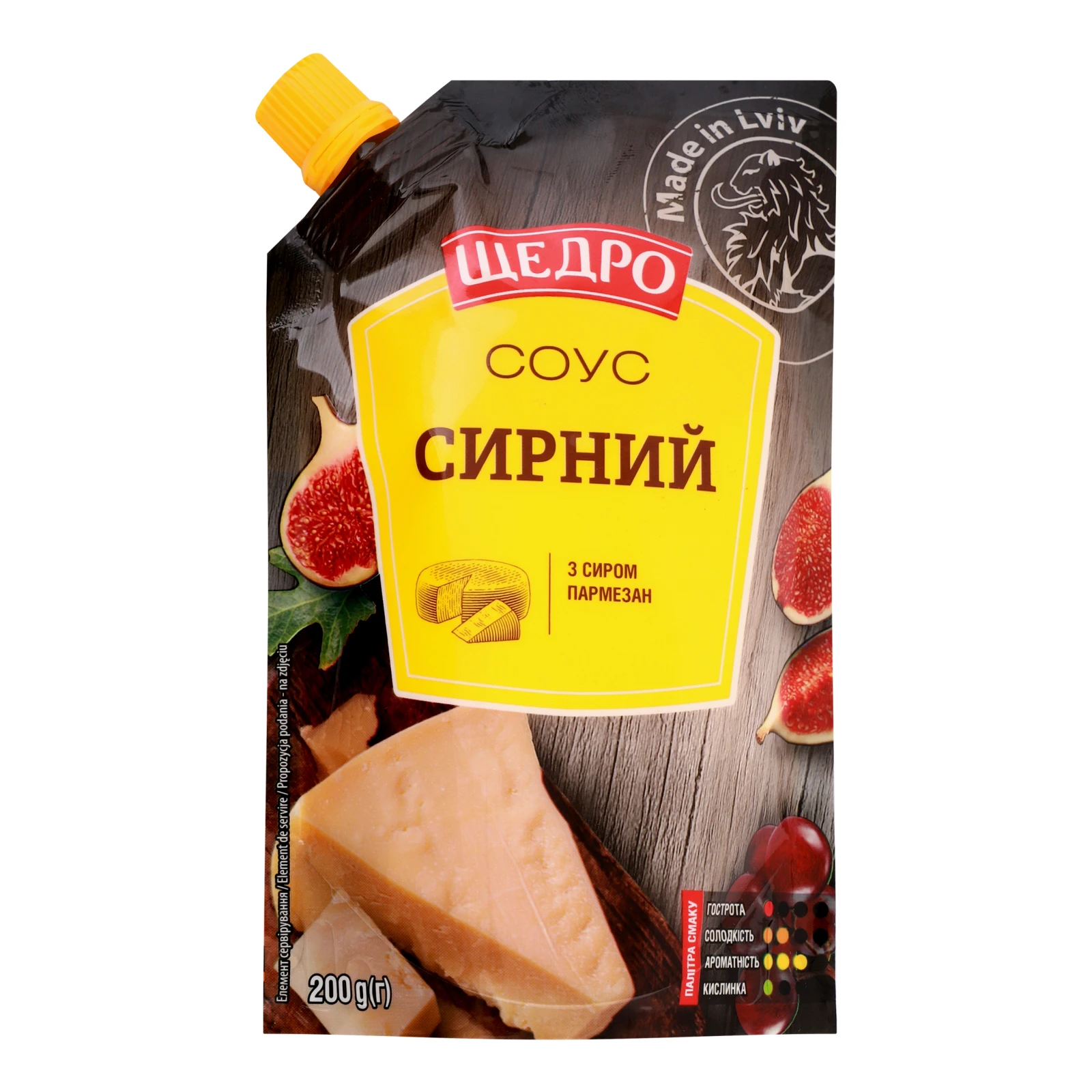 Соус Щедро Сирний з сиром пармезан 200г Фото №:1