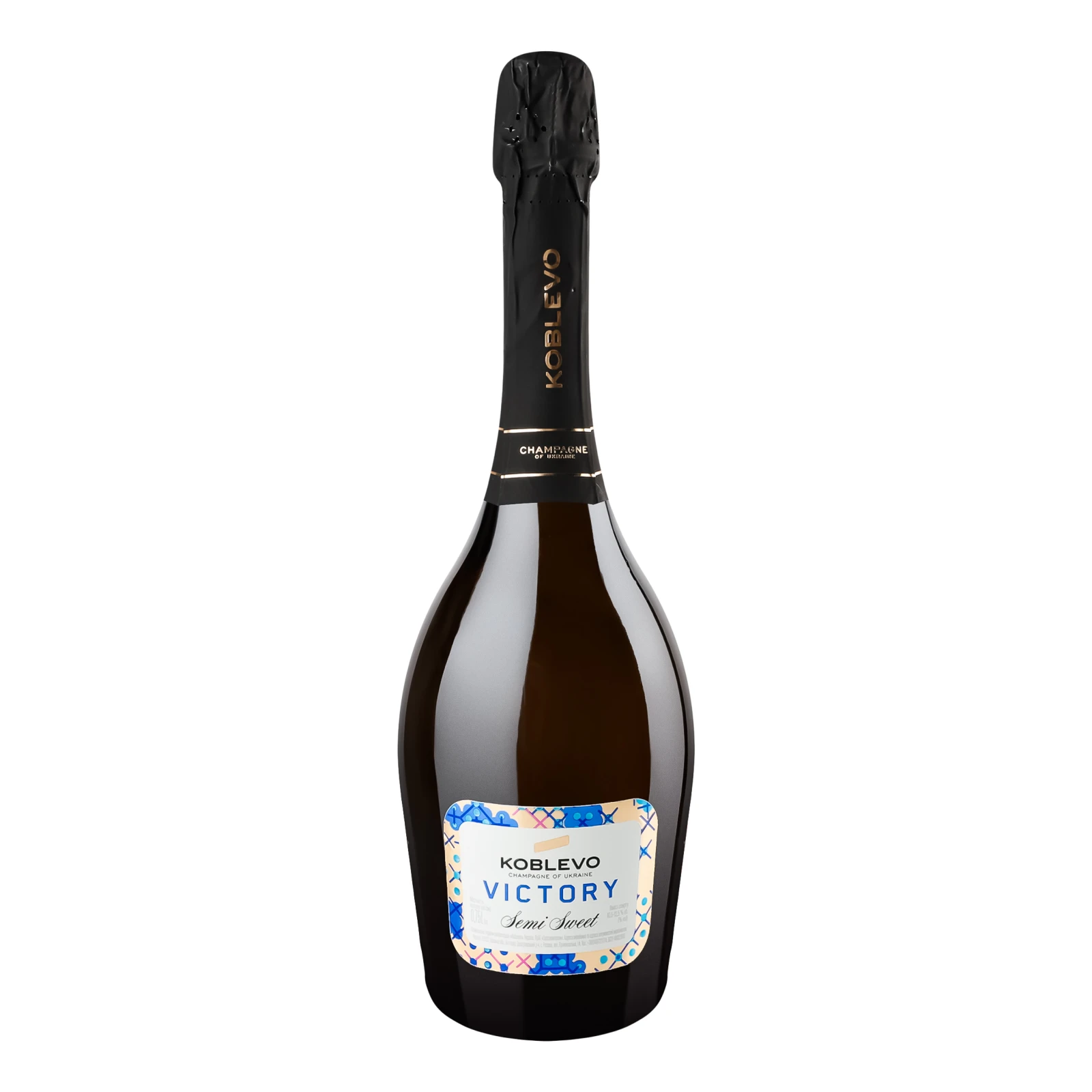Вино ігристе Koblevo Victory напівсолодке 10.5-12.5% 0.75л Фото №:1