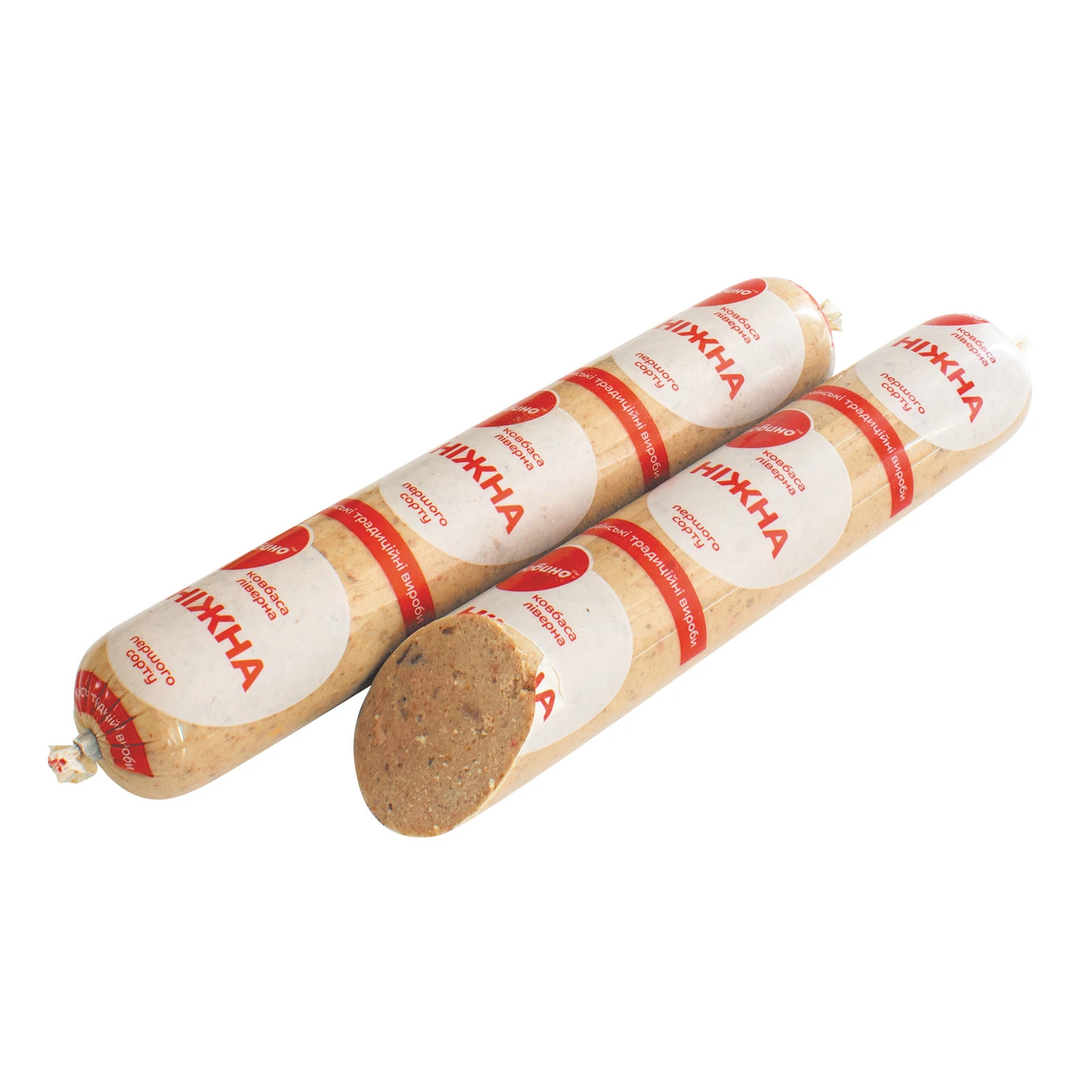 Ковбаса Глобино Ліверна нiжна першого сорту Фото №:1