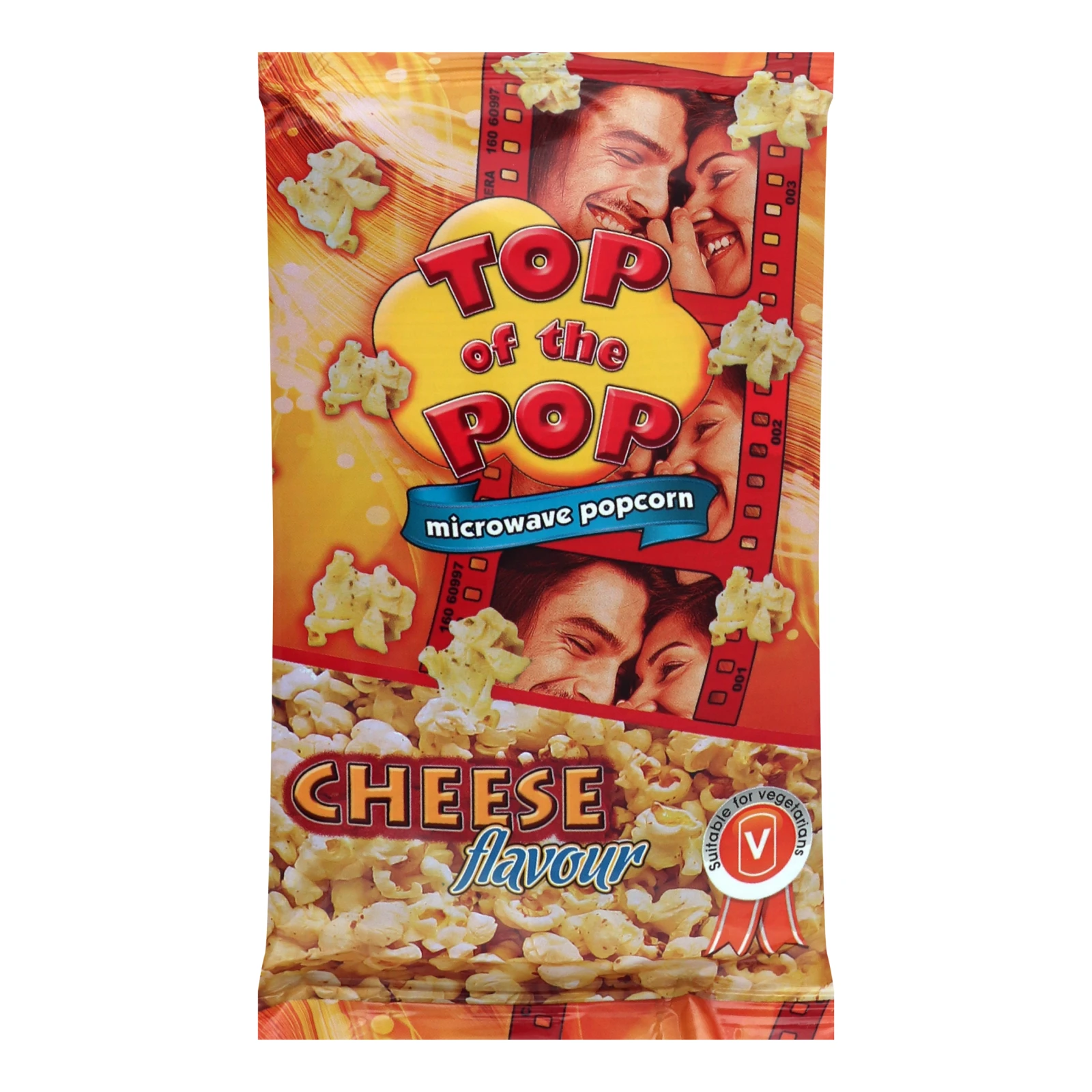 Попкорн Top of the Pop для мікрохвильової печі з ароматом Сиру 100г Фото №:1