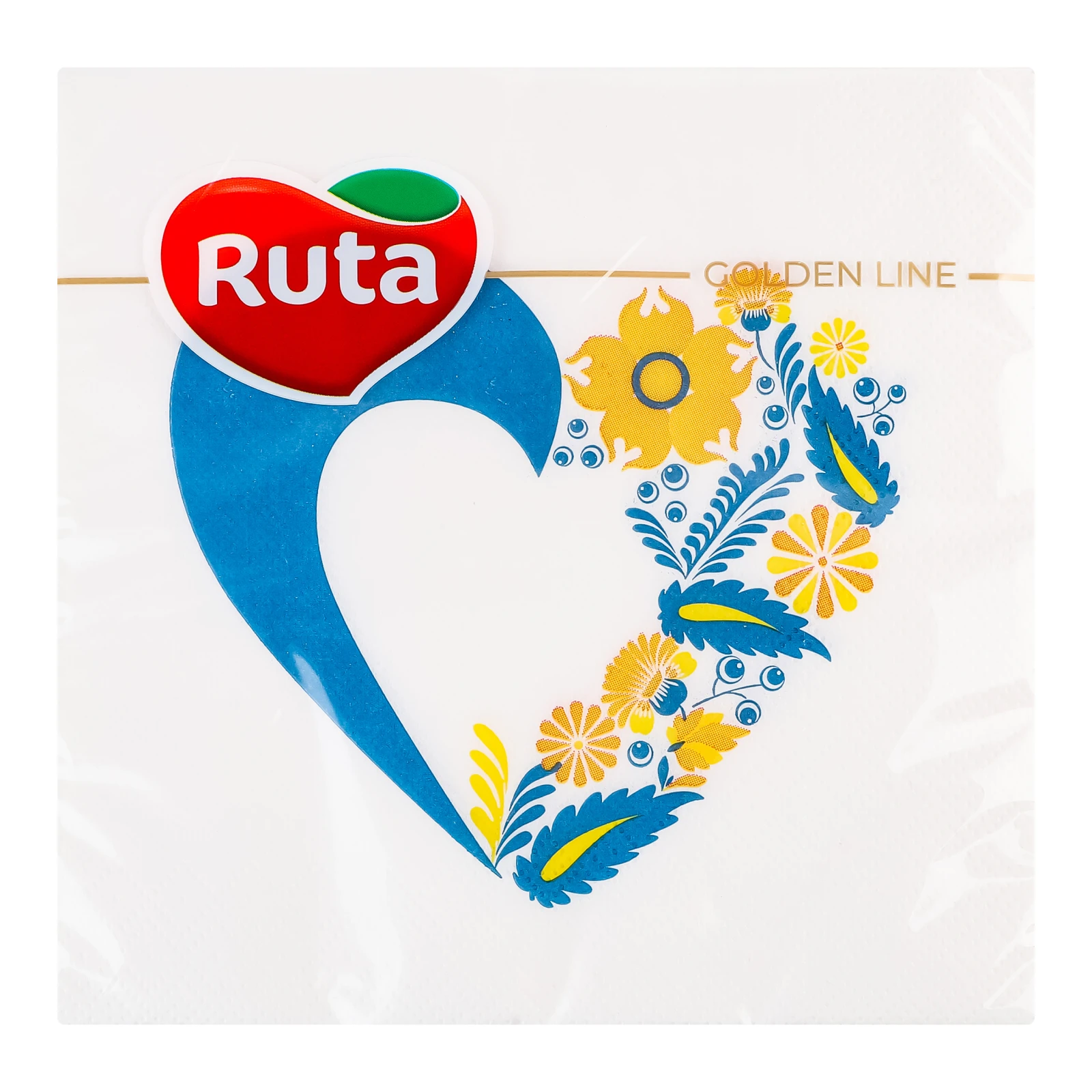 Серветки паперові Ruta Серце 325*325мм 20шт/уп Фото навігації №:1