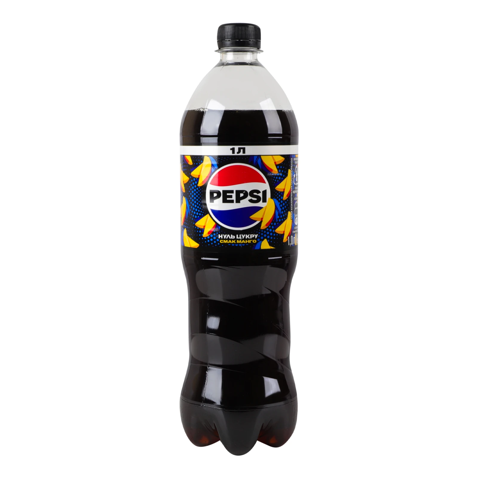 Напій безалкогольний Pepsi Манго сильногазований безкалорійний на ароматизаторах Фото №:1