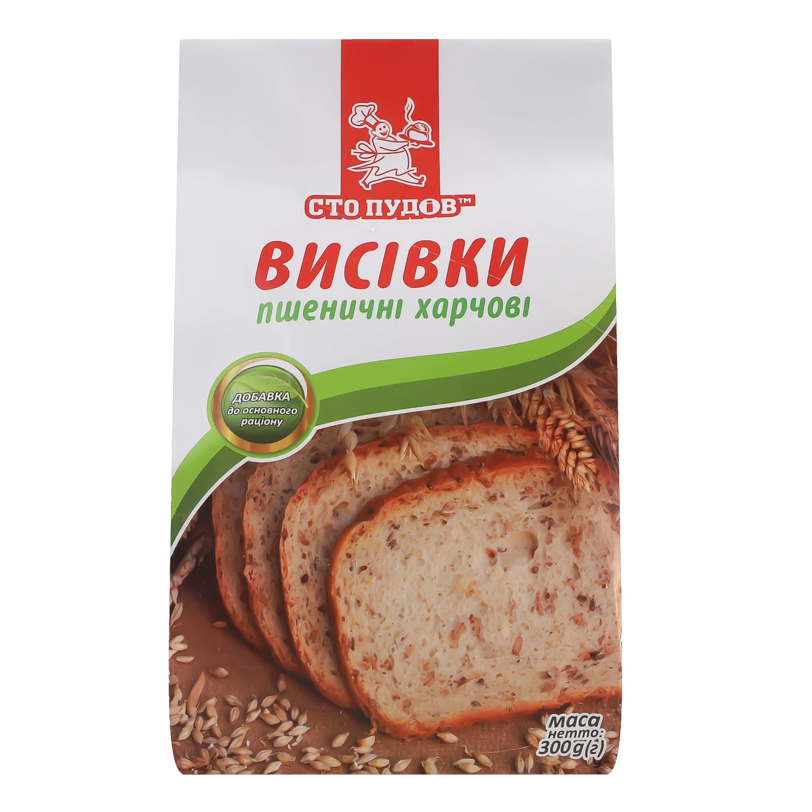 Висівки пшеничні Сто пудів 300г Фото №:1