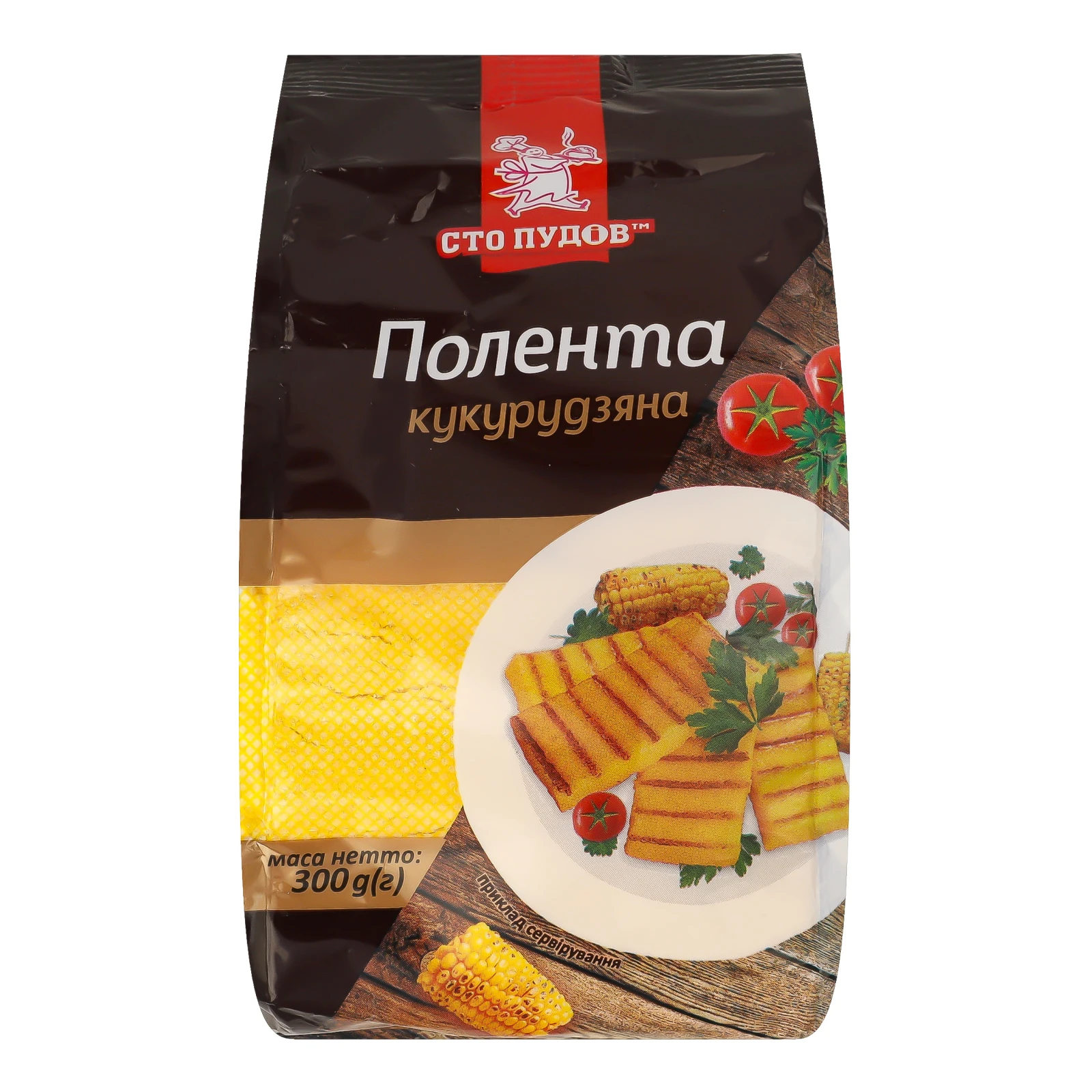 Полента Сто пудів кукурудзяна 300г Фото №:1