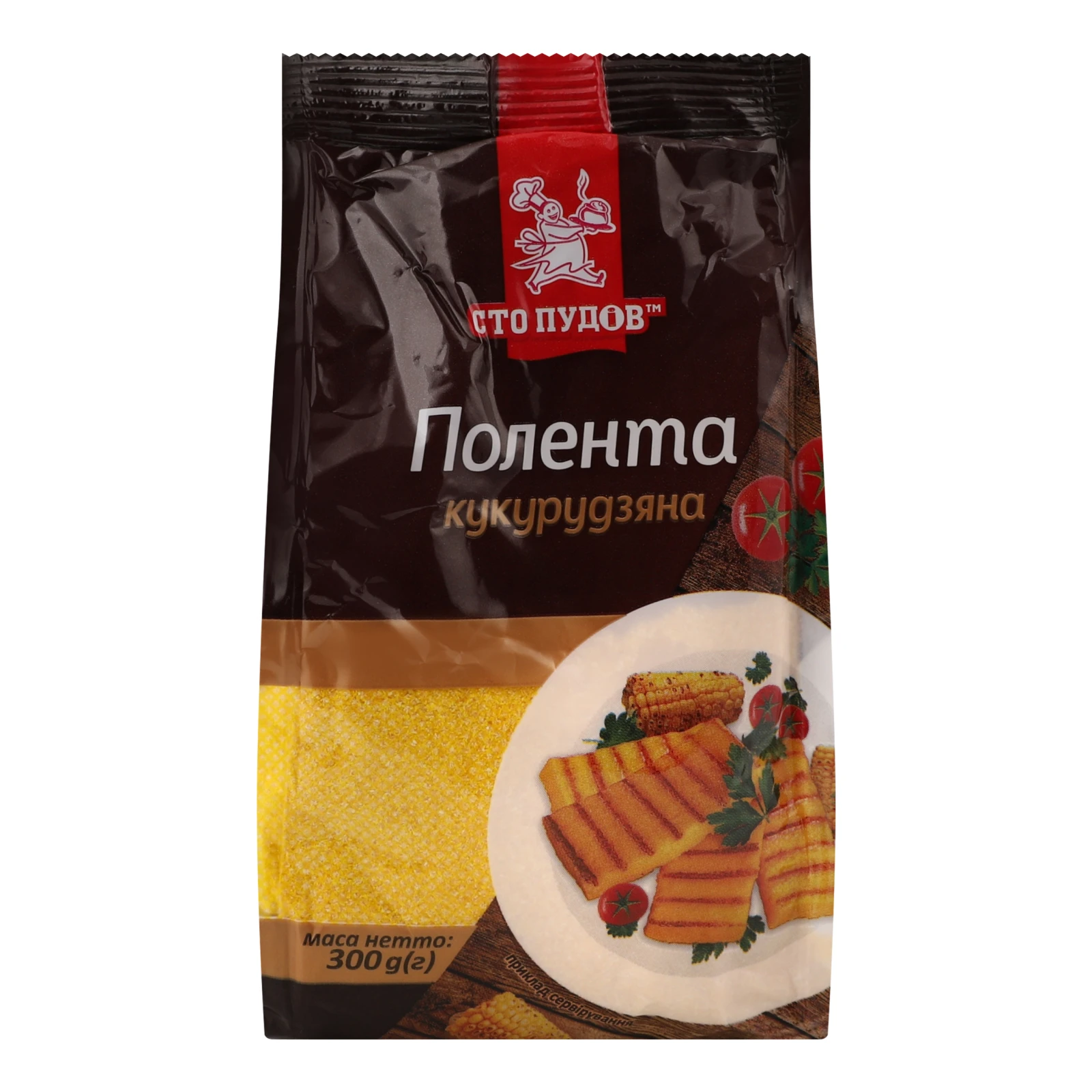 Полента Сто пудів кукурудзяна 300г Фото №:1