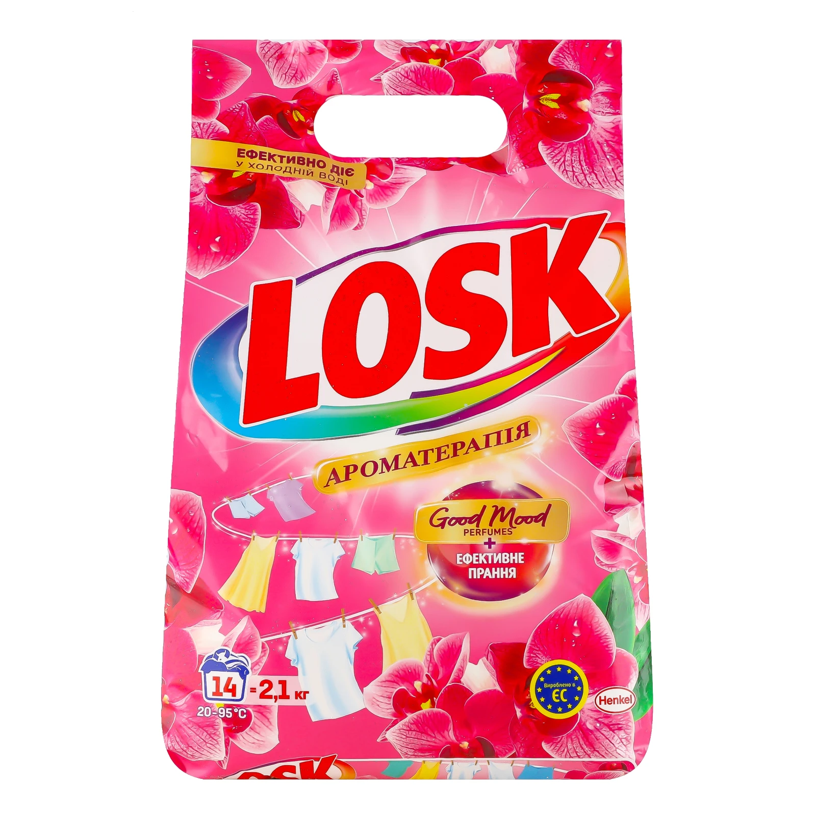 Засіб мийний Losk Ароматерапія синтетичний 2.1кг