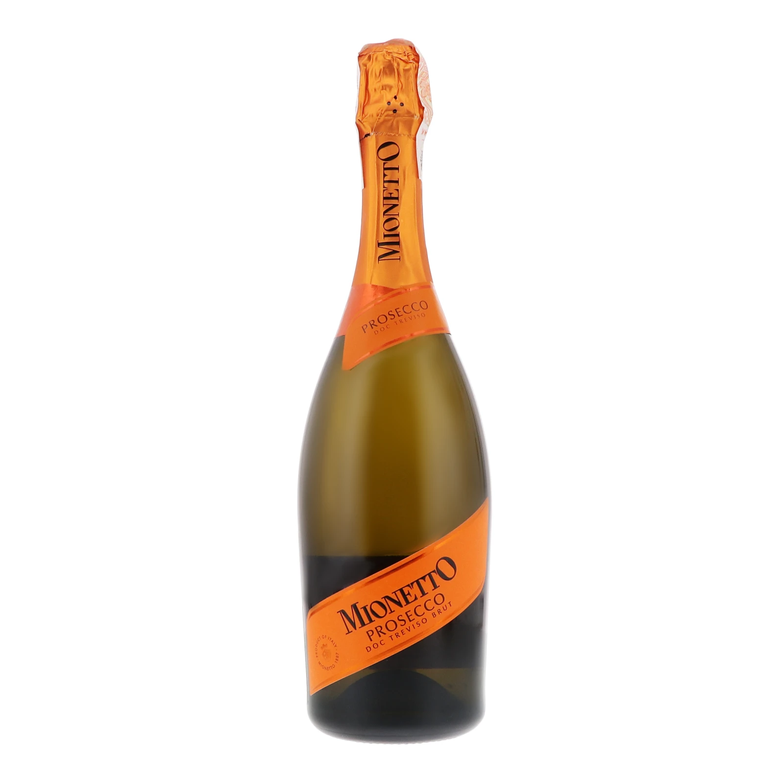 Вино ігристе Mionetto Prosecco Treviso DOC Brut біле 11% 0.75л