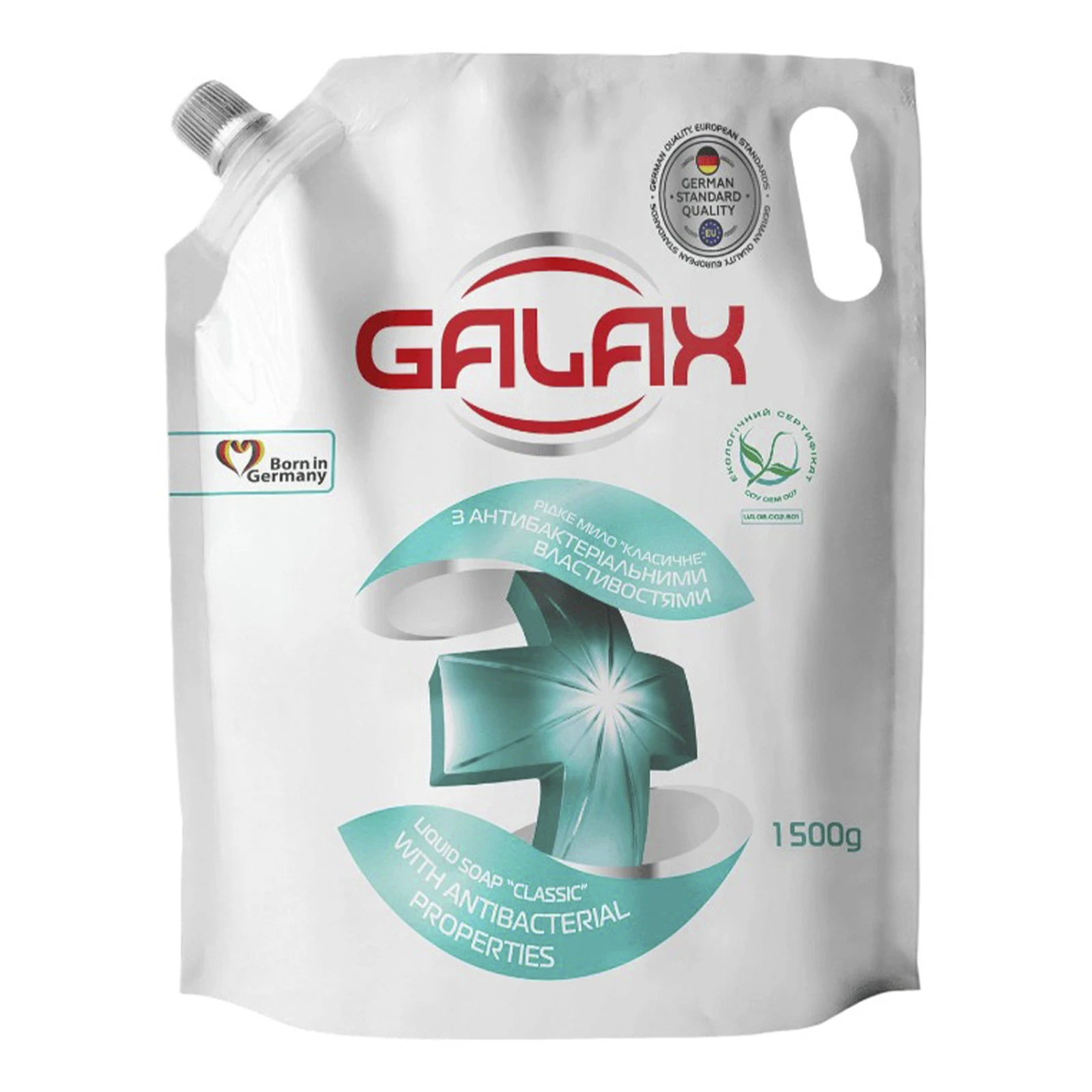 Мило рідке Galax Класичне антибактеріальне 1500г Фото №:1