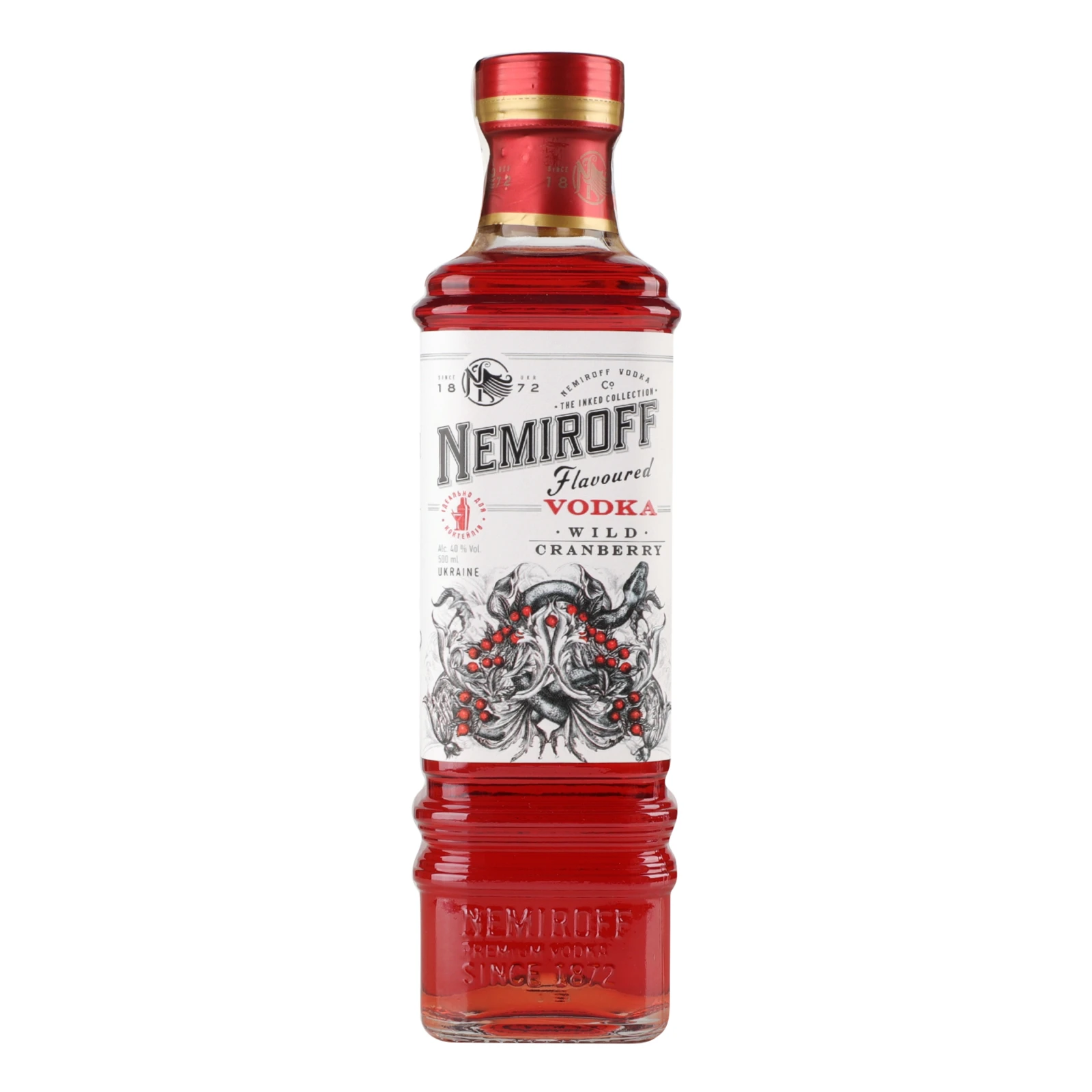 Настоянка Nemiroff Wild Cranberry 40% 0.5л Фото №:1